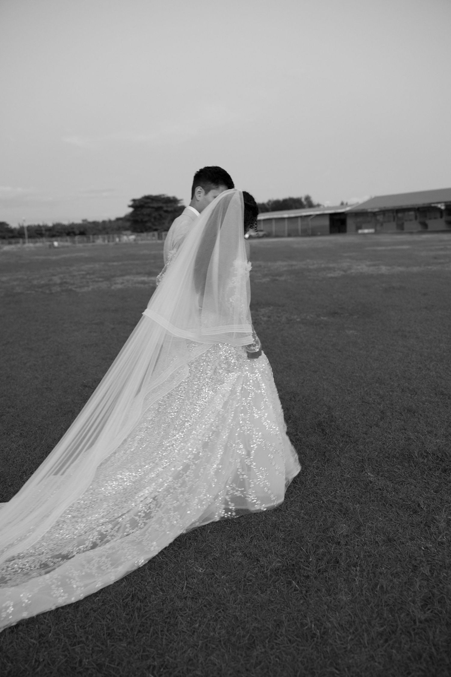 weddings, miami, under the veil shot, bride and groom, miami photographer, couples session, portrait photogrpahy, editorial photography