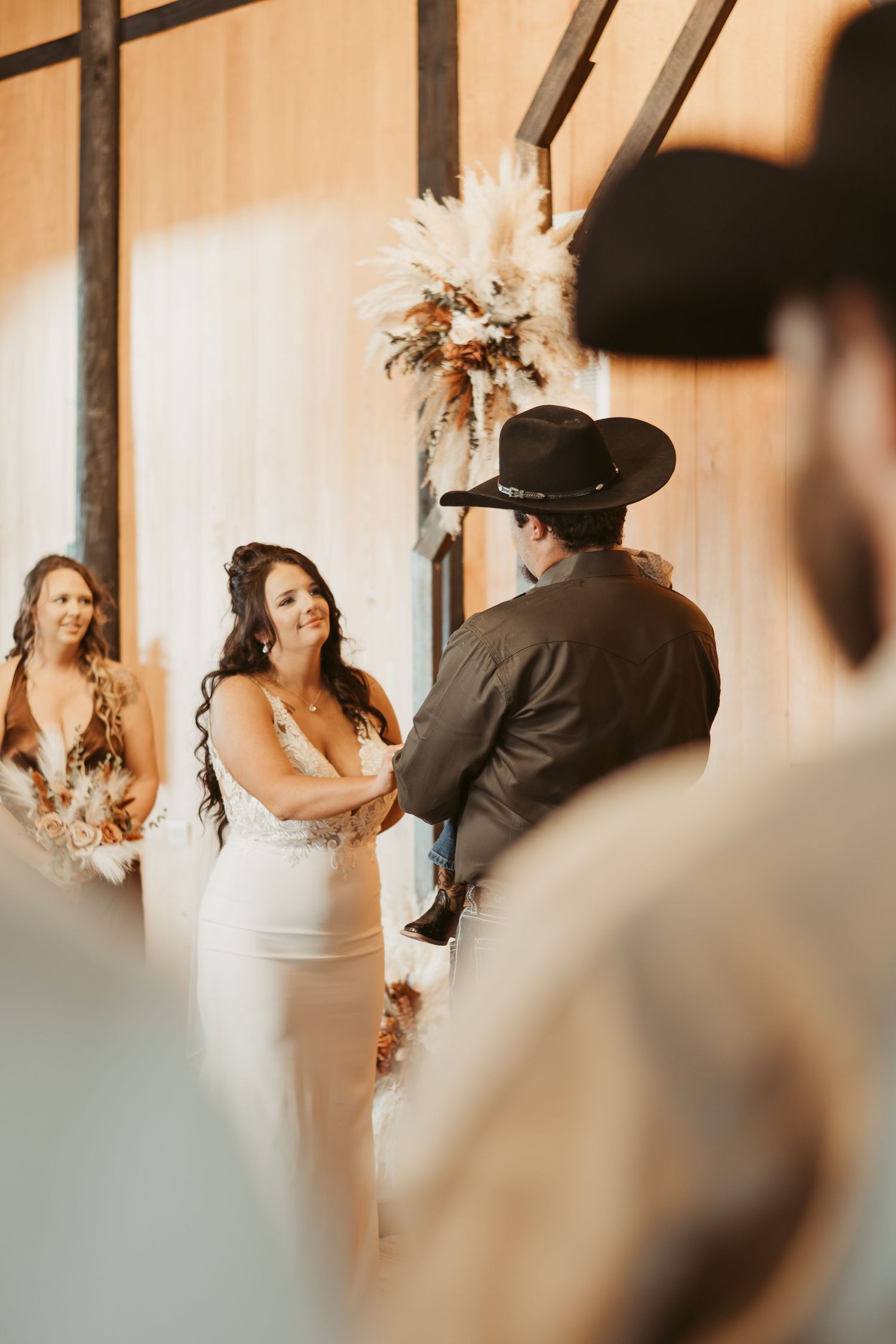 A series of wedding reception photos showing a couple dancing together in a romantic moment. Wedding photographer DFW