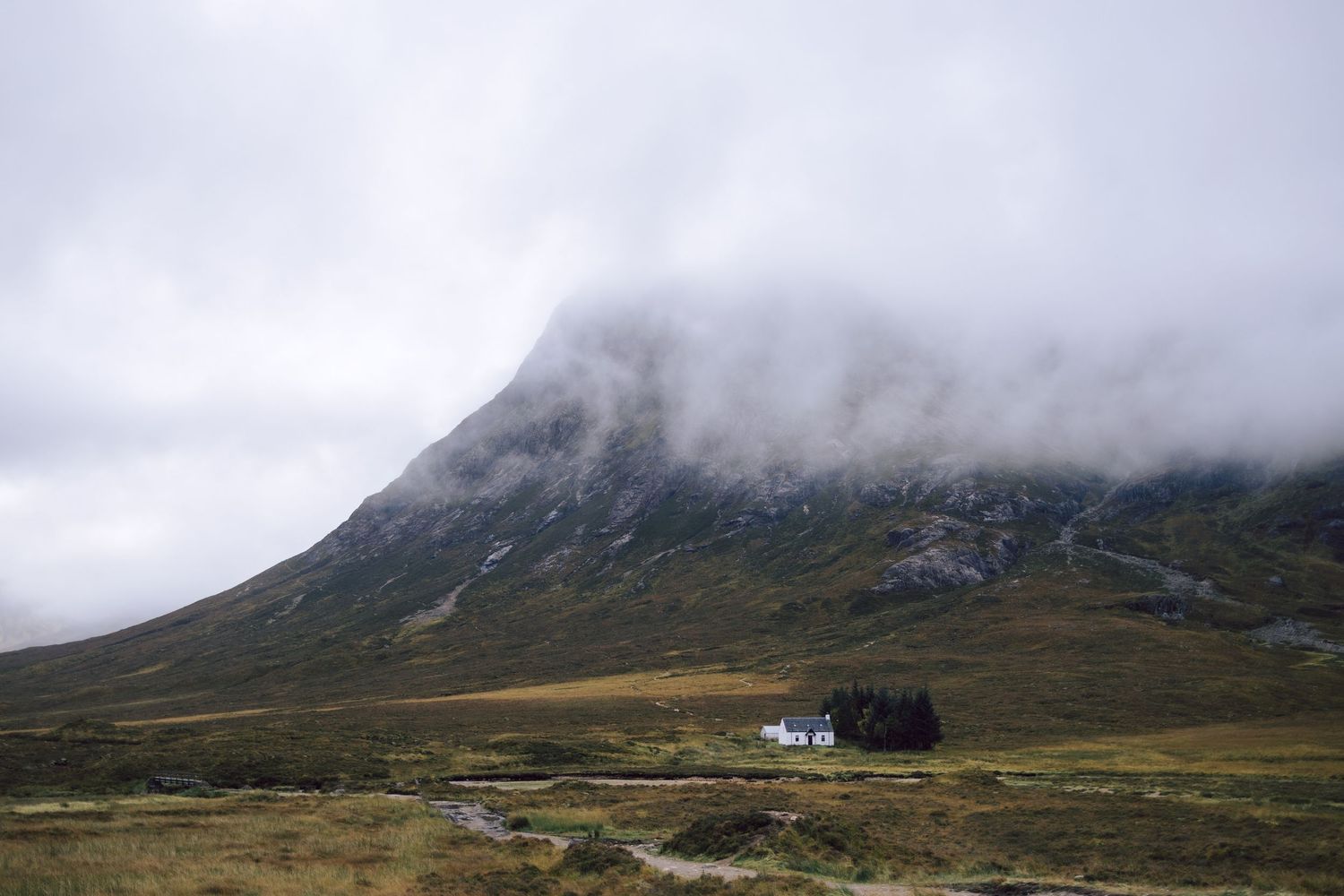 Wee White House in fog