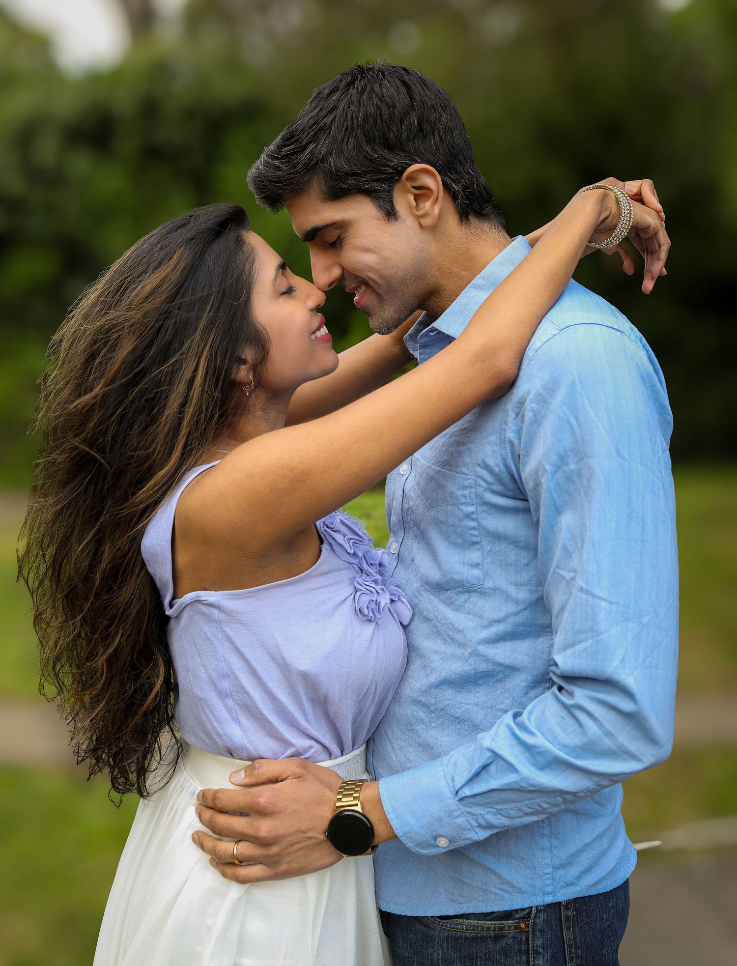Indian south asian engagement photography