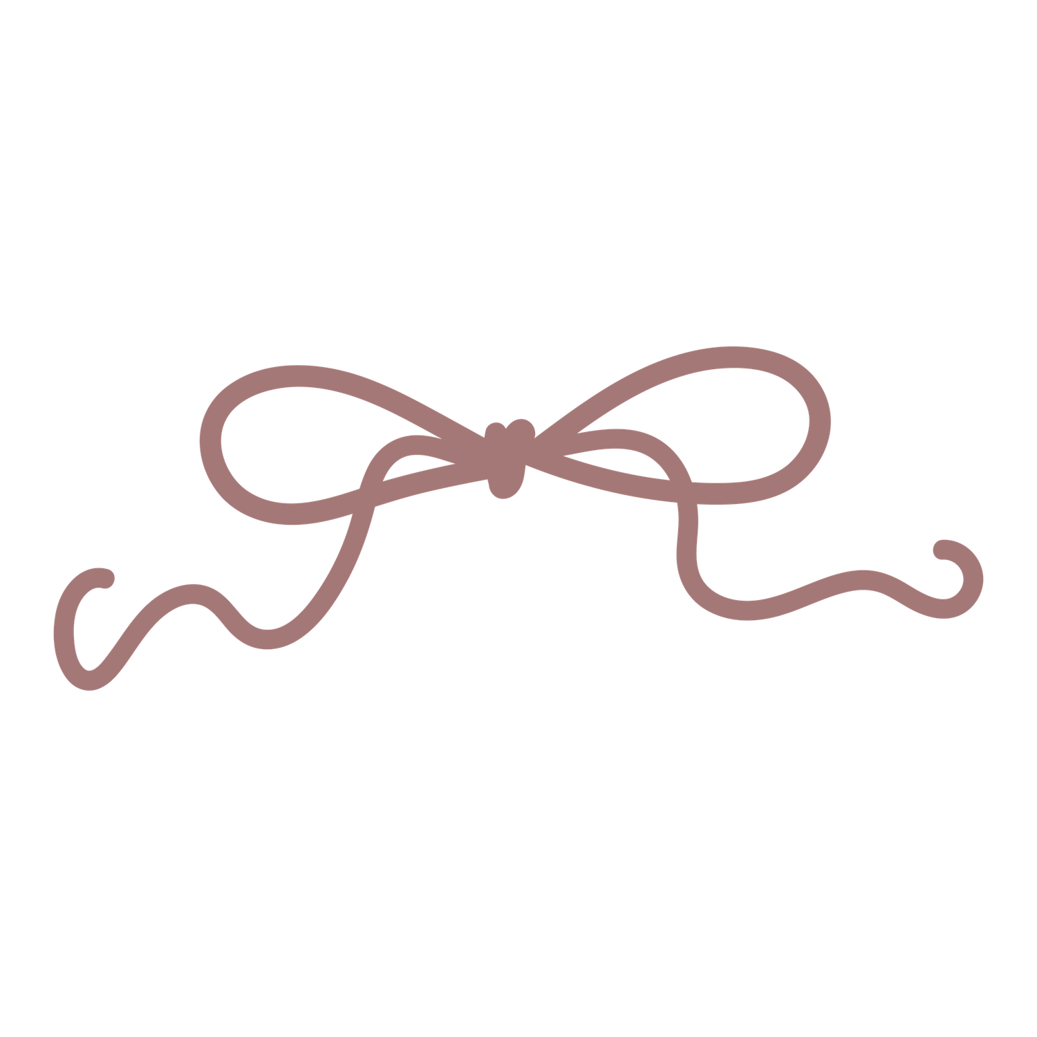 Pink bow, brand icon