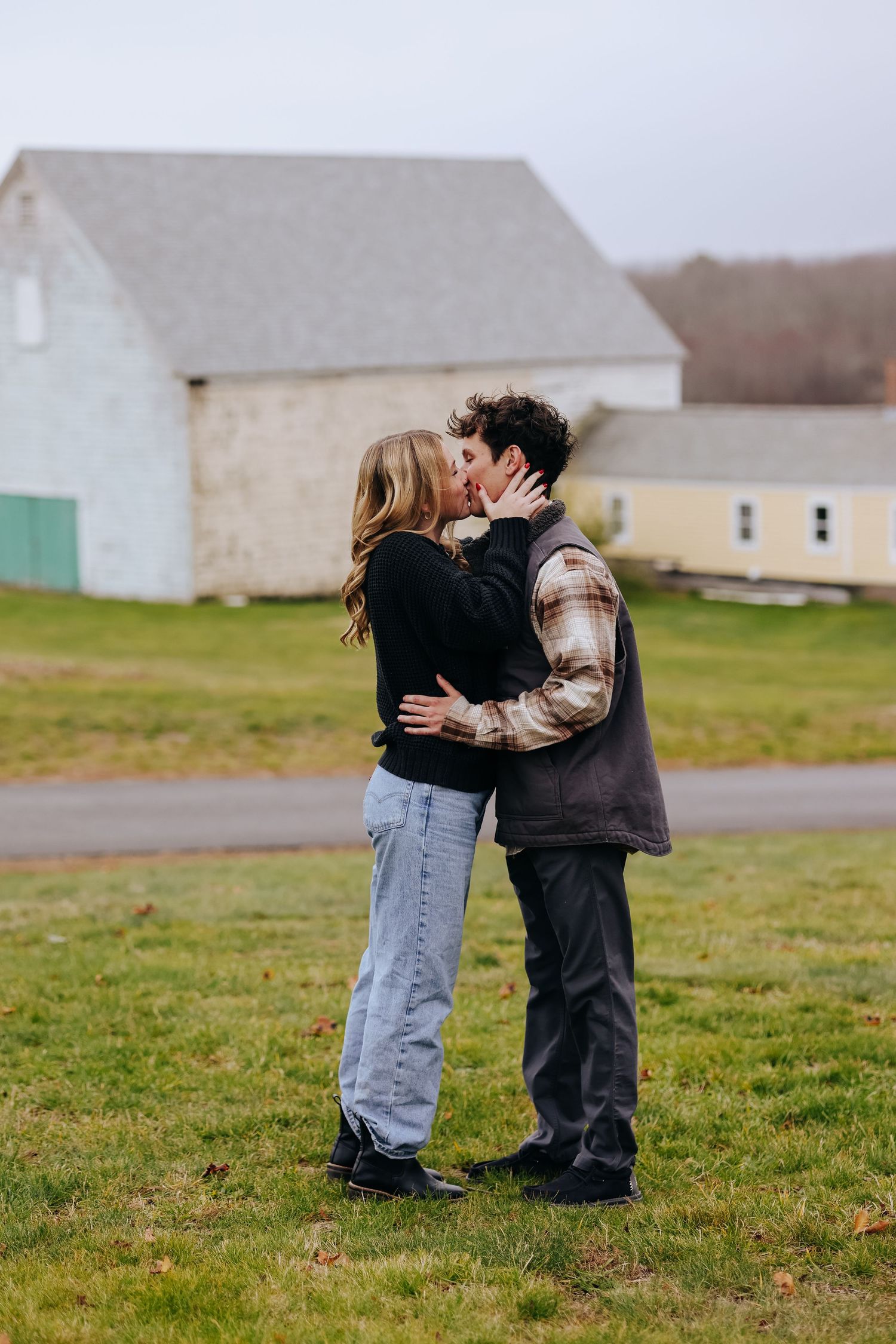 Engagement session for young couple