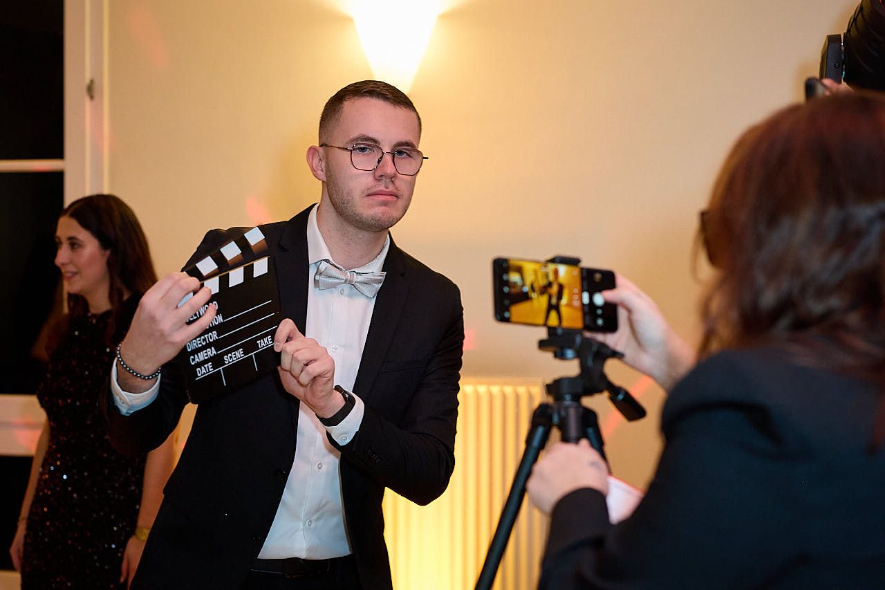 Photographe événement d'entreprise Yvelines: RG Distribution - Animation Cinema - Soirée de fin d'année au Domaine de Bethemont - Yvelines