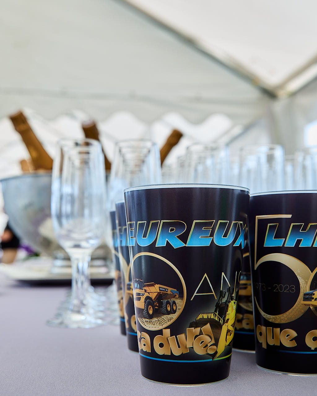 Photographe événement entreprise : Cinquantenaire Groupe Lheureux - Cocktail clients - Les Essarts-le-Roi, Yvelines 2023