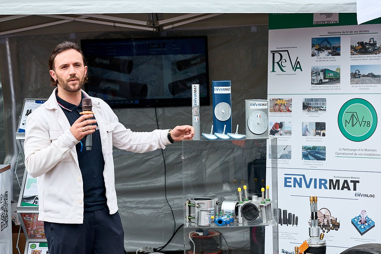 Photographe événement d'entreprise : Demonstration Envirmat pendant la Journée Portes Ouvertes Envirmat 2024 - Achères - Yvelines, 2024