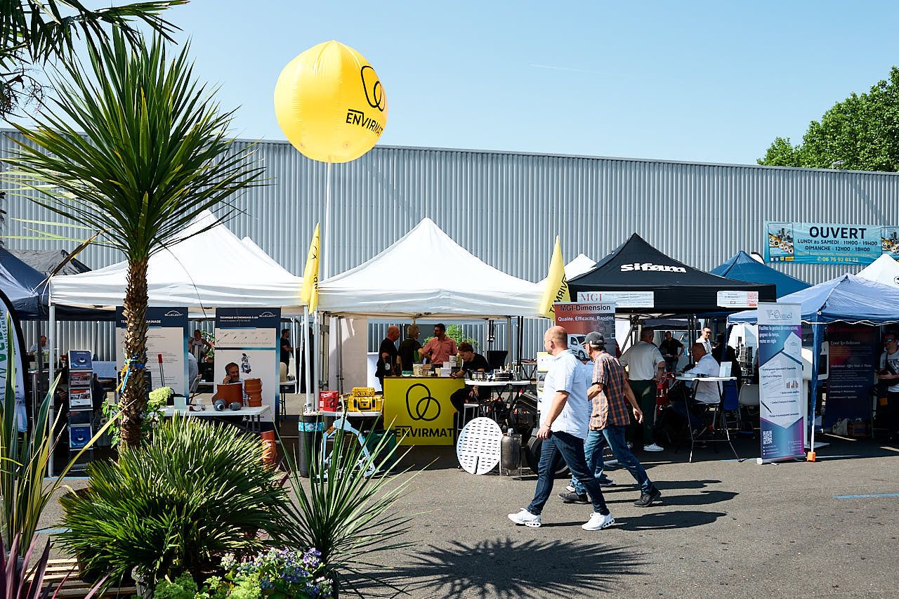 Photographe événement d'entreprise : Ambiance pendant la Journée Portes Ouvertes Envirmat 2025 - Yvelines, Juin 2025