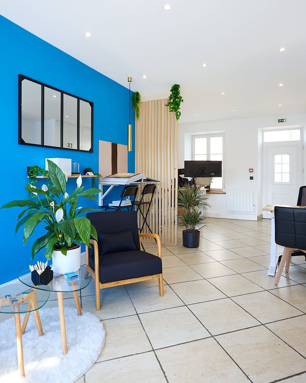 Photographe reportage entreprise Yvelines - Intérieur agence Mediom espace client La Queue-les-Yvelines