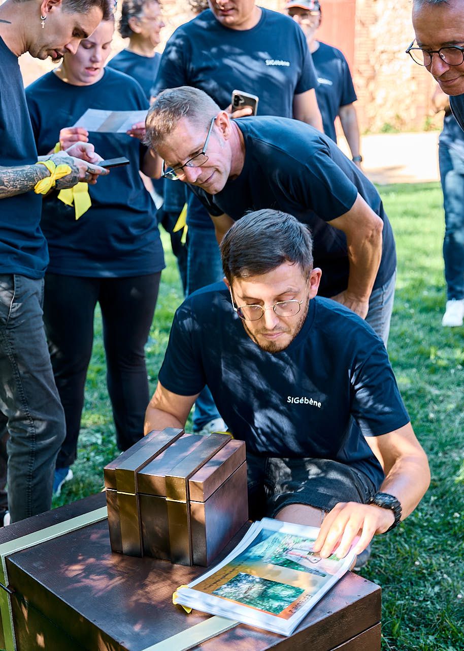 Photographe événement d'entreprise : Animations lors du Team Building 2025 de SIG Ebene dans le parc du Chateau de Nogent le Roi