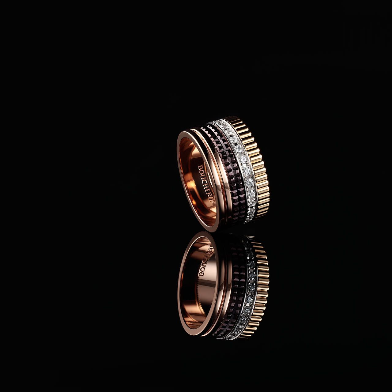 Photographe produit yvelines : Boucheron - Bague Quatre - studio professionnel