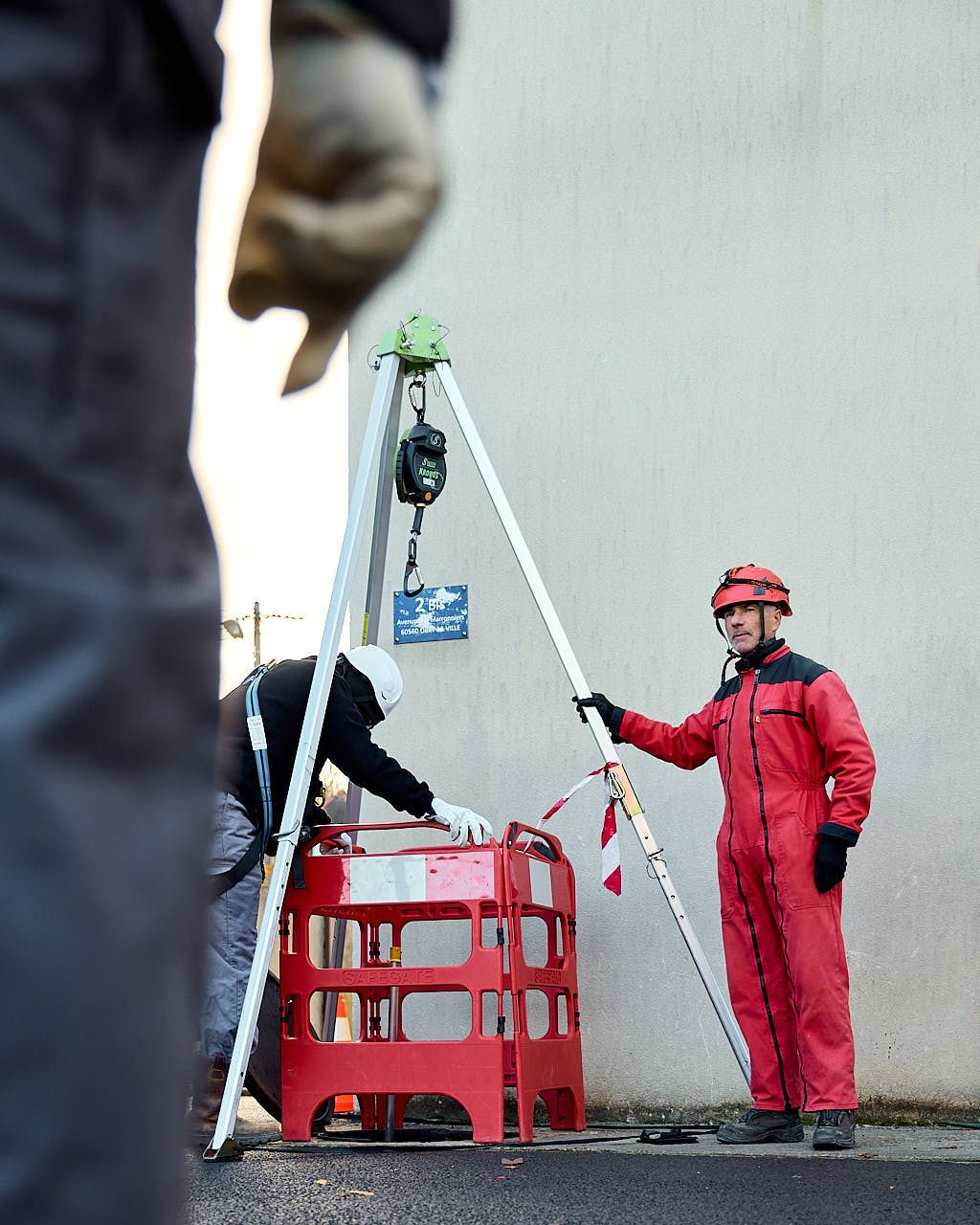 Photographe reportage entreprise Yvelines - Formation terrain stagiaires CATEC encadrement professionnel Mayday Orry-la-Ville