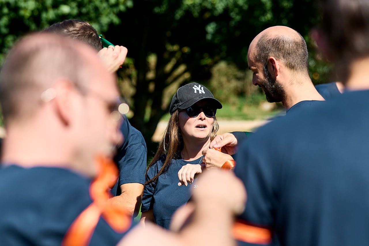 Photographe événement d'entreprise : Animations lors du Team Building 2025 de SIG Ebene dans le parc du Chateau de Nogent le Roi