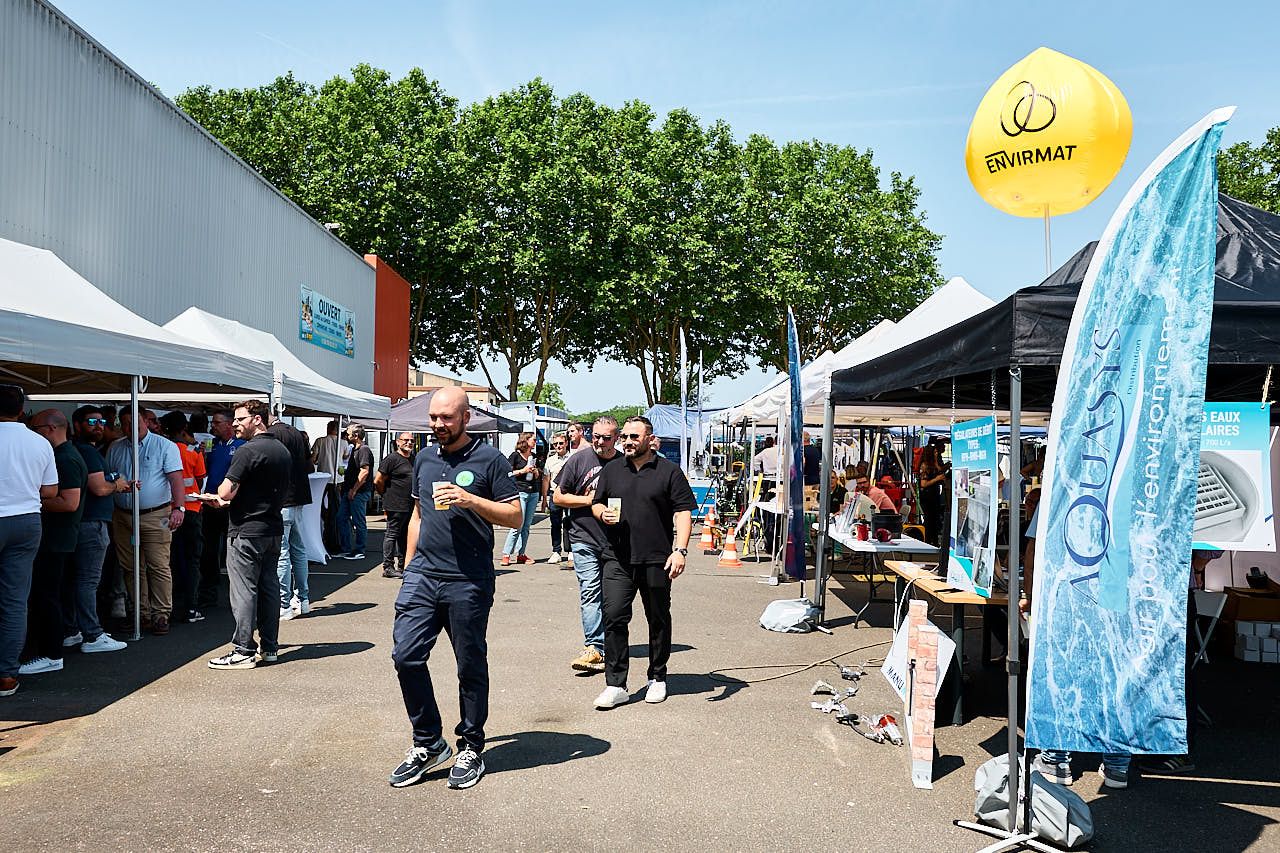 Photographe événement d'entreprise : Ambiance pendant la Journée Portes Ouvertes Envirmat 2025 - Yvelines, Juin 2025