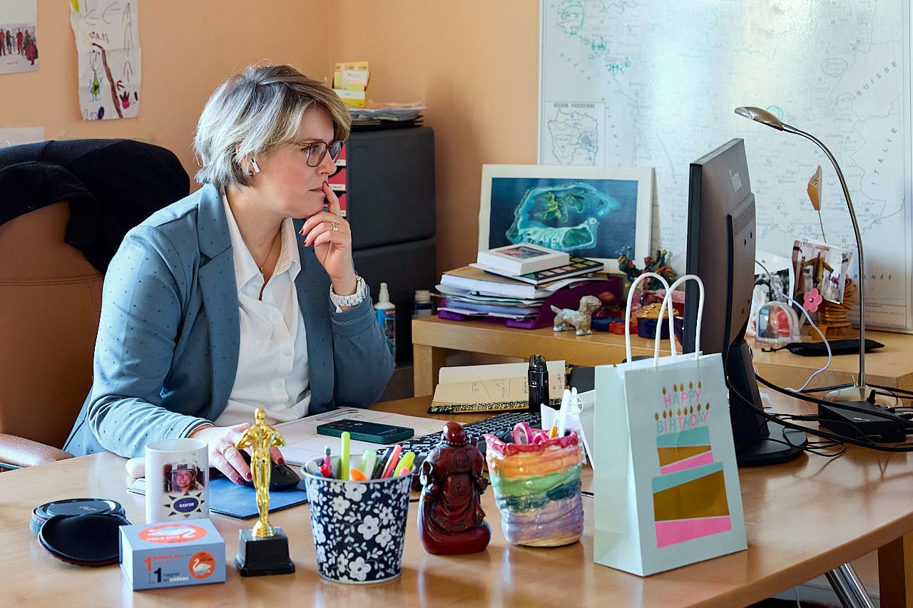 Photographe reportage entreprise Yvelines - Dirigeante de Mayday Formation centre formation CATEC - Orry-la-Ville, Oise