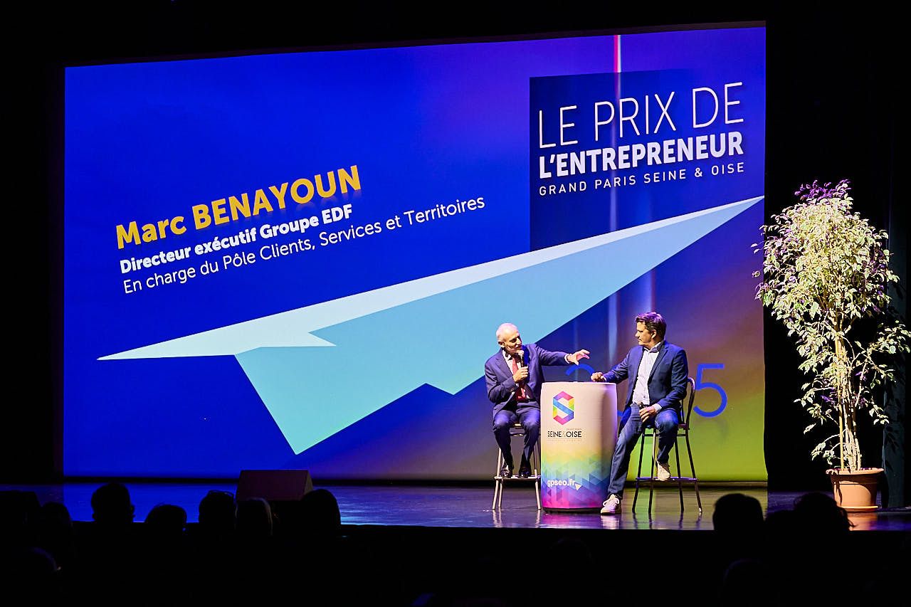 Photographe événement d'entreprise Yvelines : Cérémonie de Remise du Prix de l'Entrepreneur GPSEO 2025 - Poissy