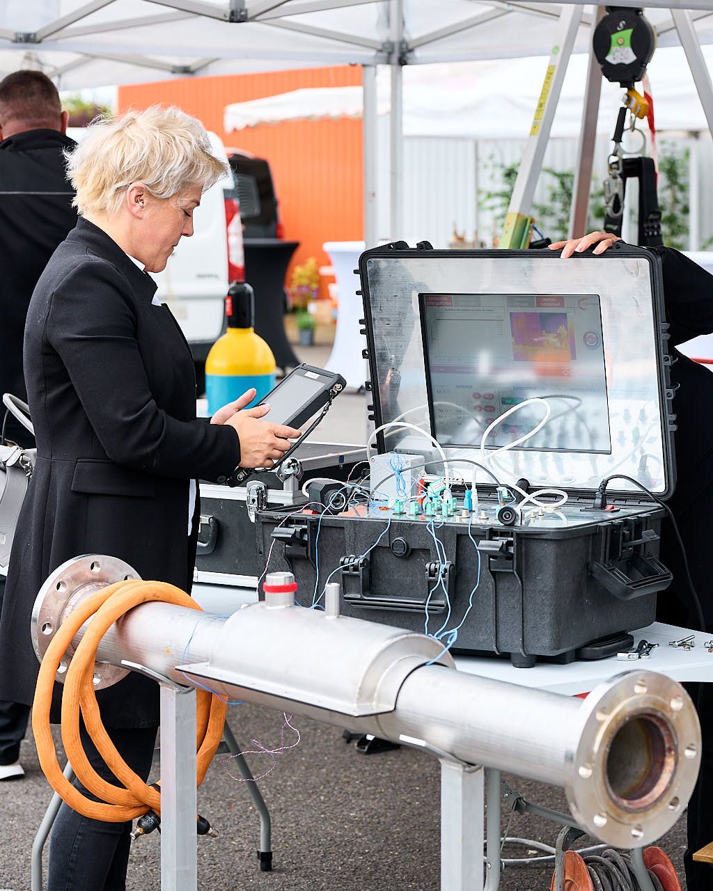 Photographe événement d'entreprise : Stand Cryo Cana - Journée Portes Ouvertes Envirmat 2024 - Achères - Yvelines, 2024