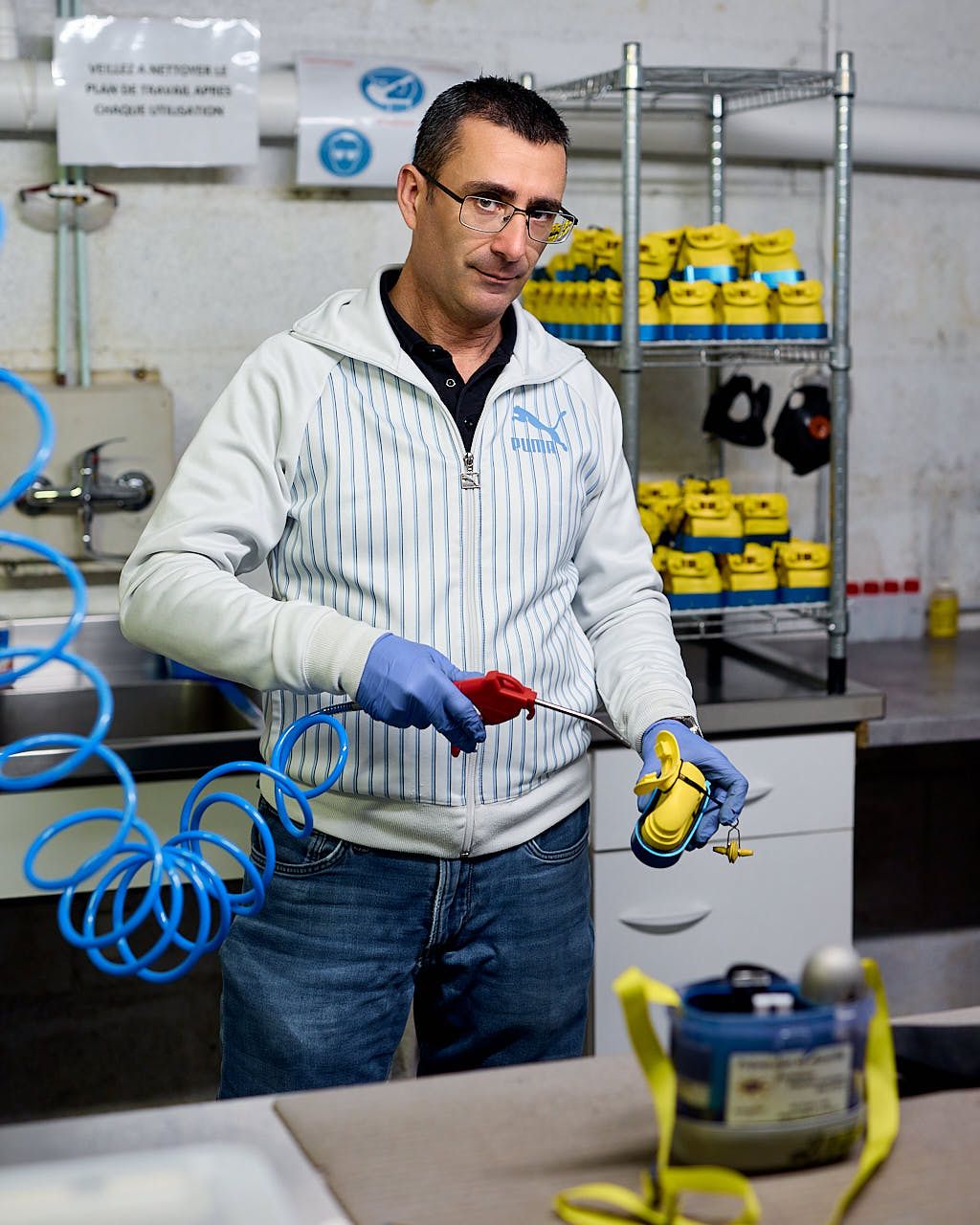 Photographe reportage entreprise Yvelines - Opérateur Mayday Formation préparation matériel pédagogique Orry-la-Ville