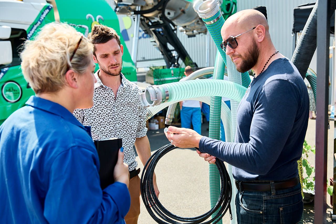 Photographe événement d'entreprise Yvelines : Stand Veber - Journée Portes Ouvertes Envirmat 2025 à Achères