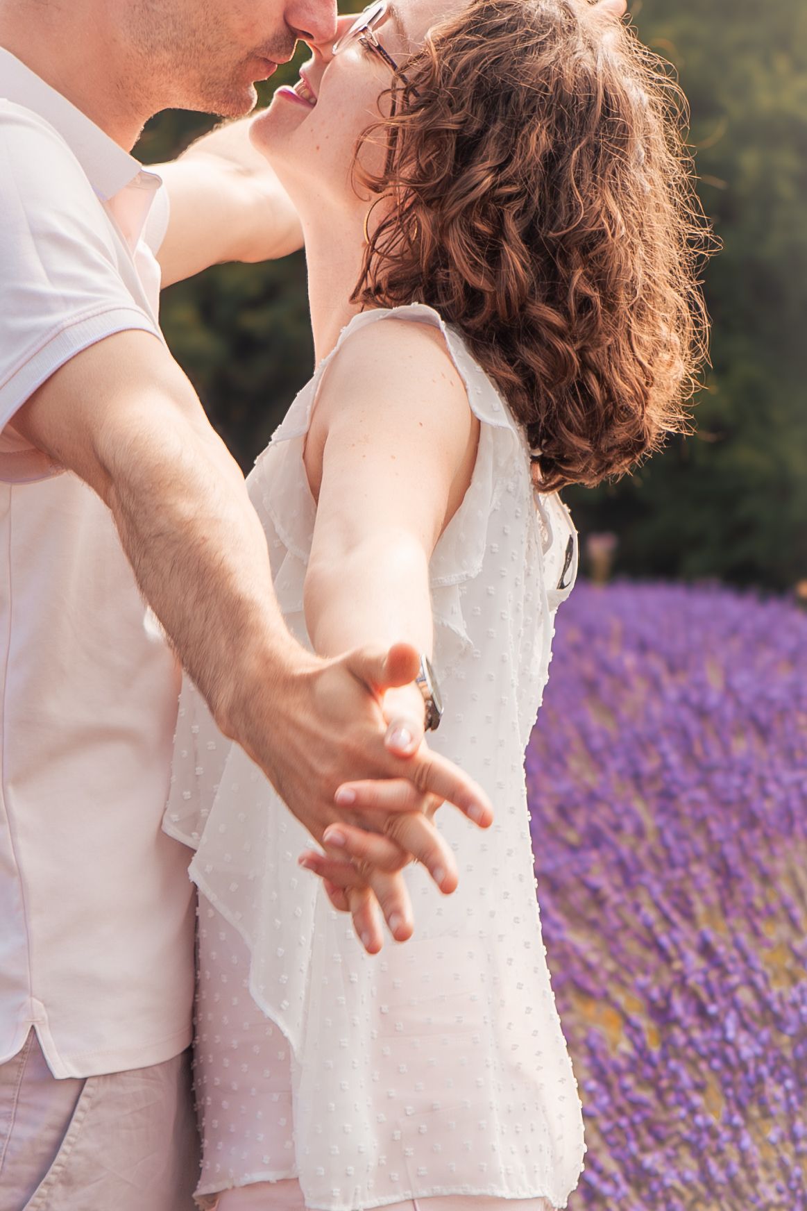 couple dans la lavande