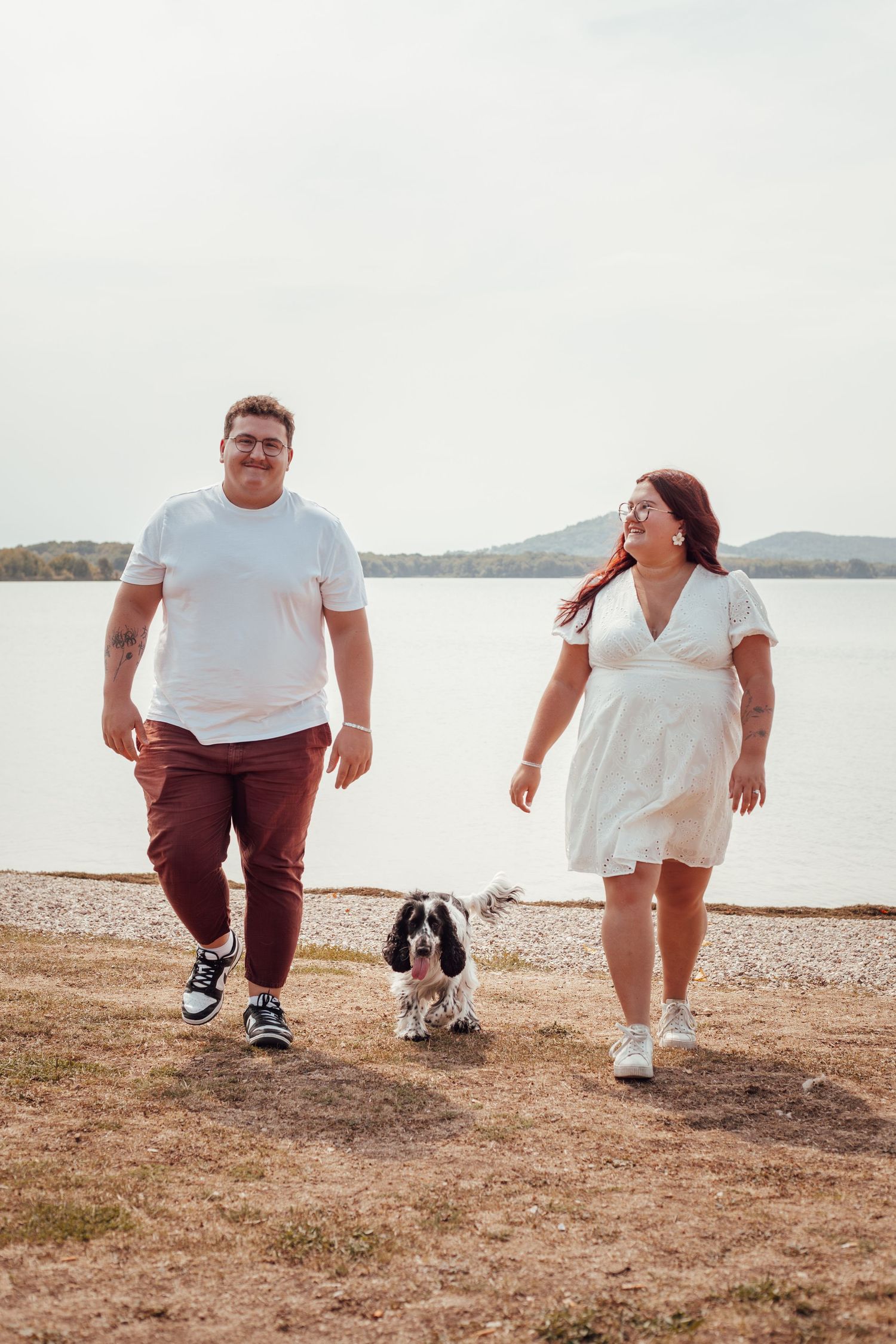 couple au lac de madine en meuse
