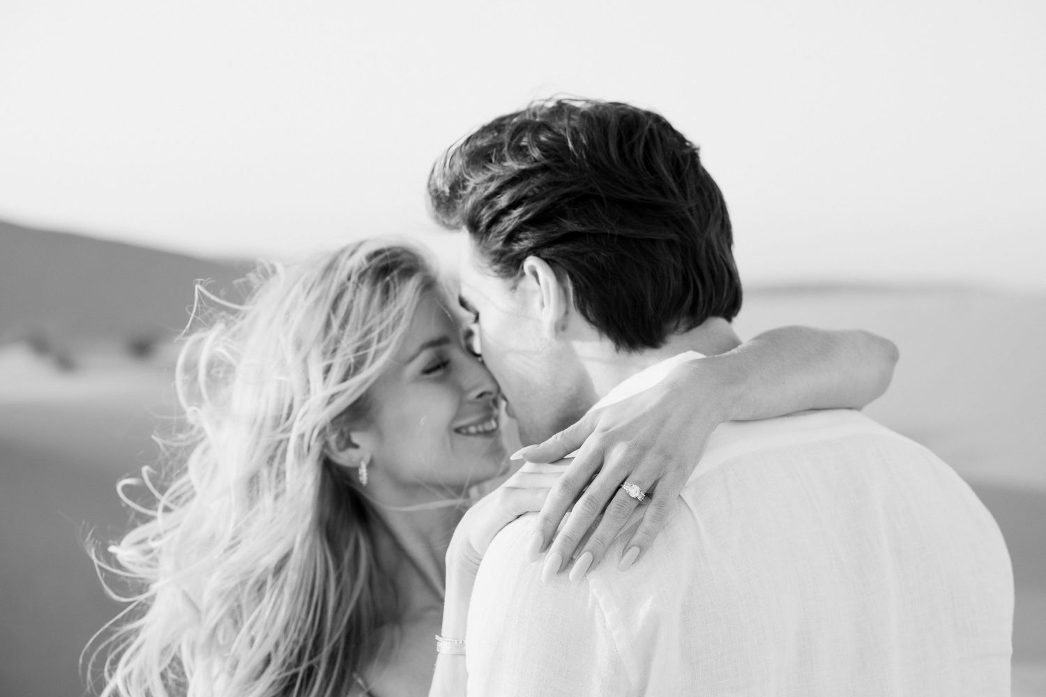 Engagement photoshoot desert Dubai Abu Dhabi Celine Grassy Photography