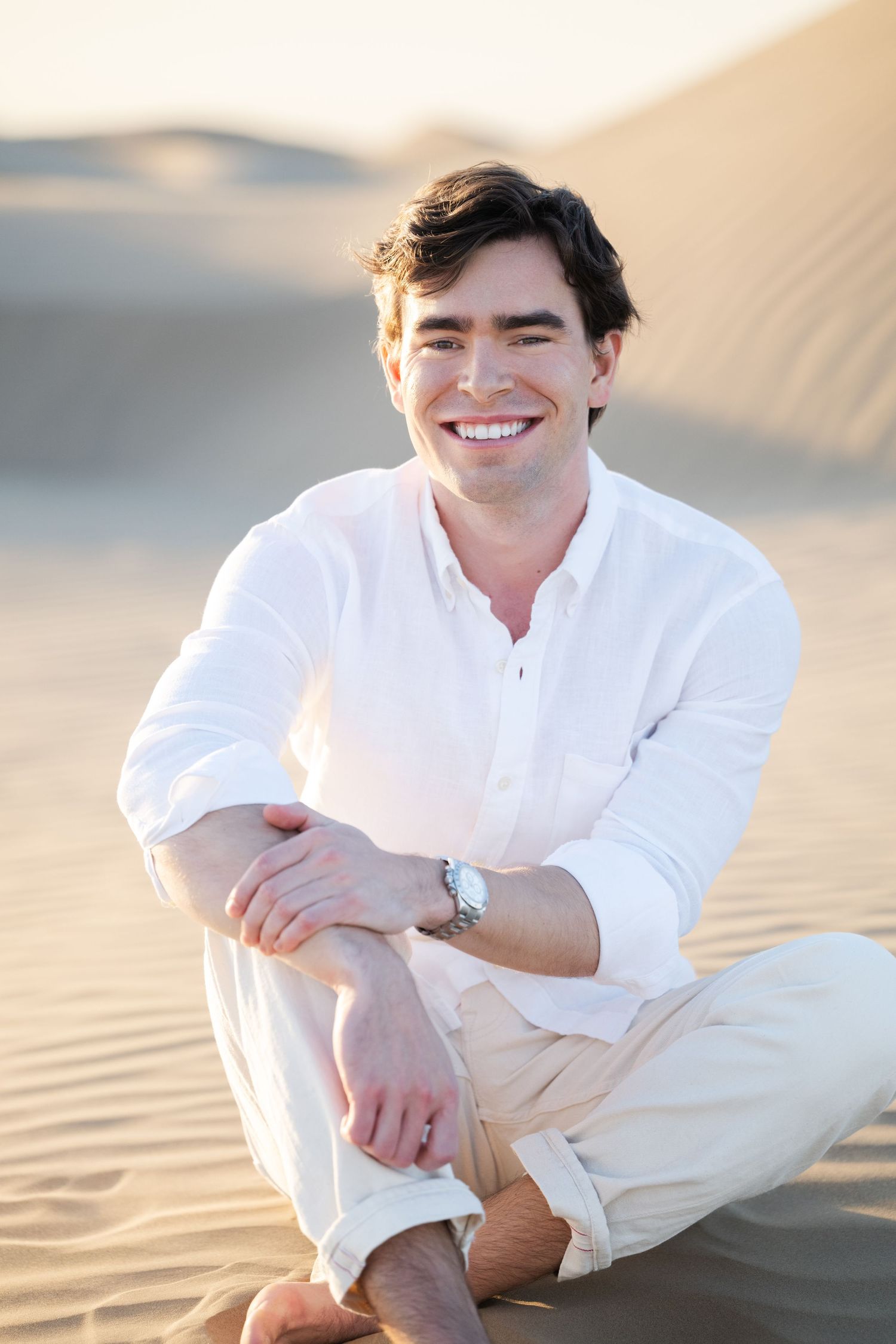Engagement photoshoot desert Dubai Abu Dhabi Celine Grassy Photography