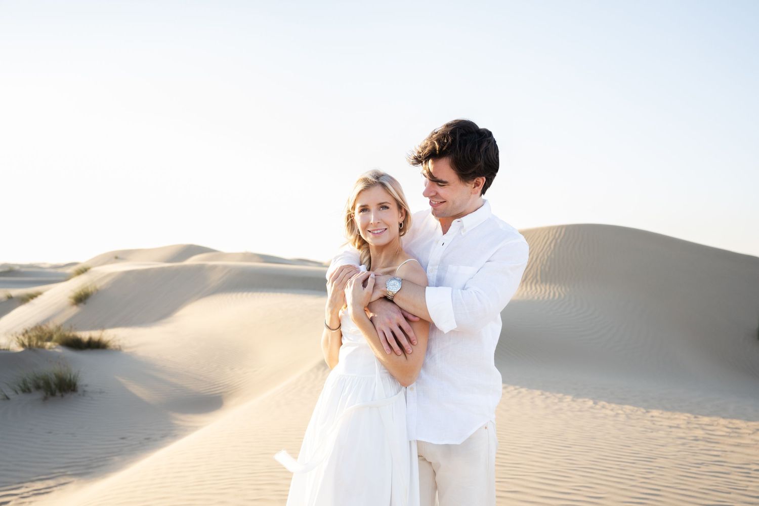 Engagement photoshoot desert Dubai Abu Dhabi Celine Grassy Photography