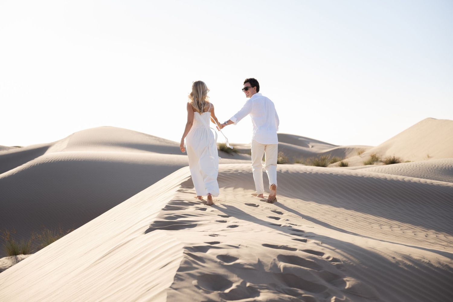 Engagement photoshoot desert Dubai Abu Dhabi Celine Grassy Photography