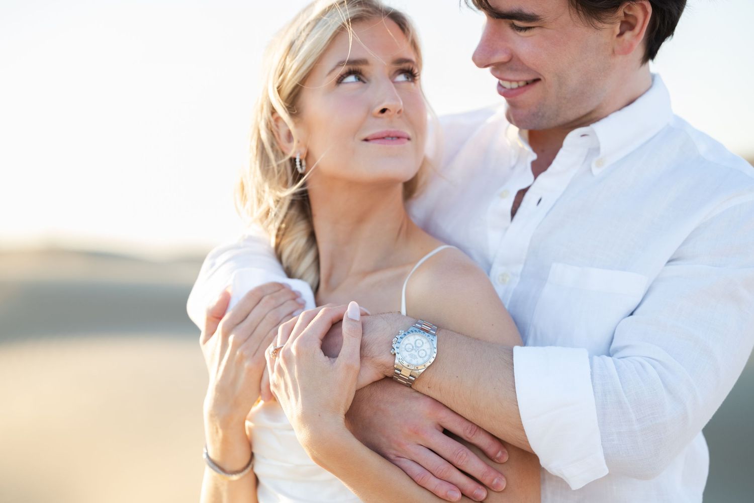 Engagement photoshoot desert Dubai Abu Dhabi Celine Grassy Photography