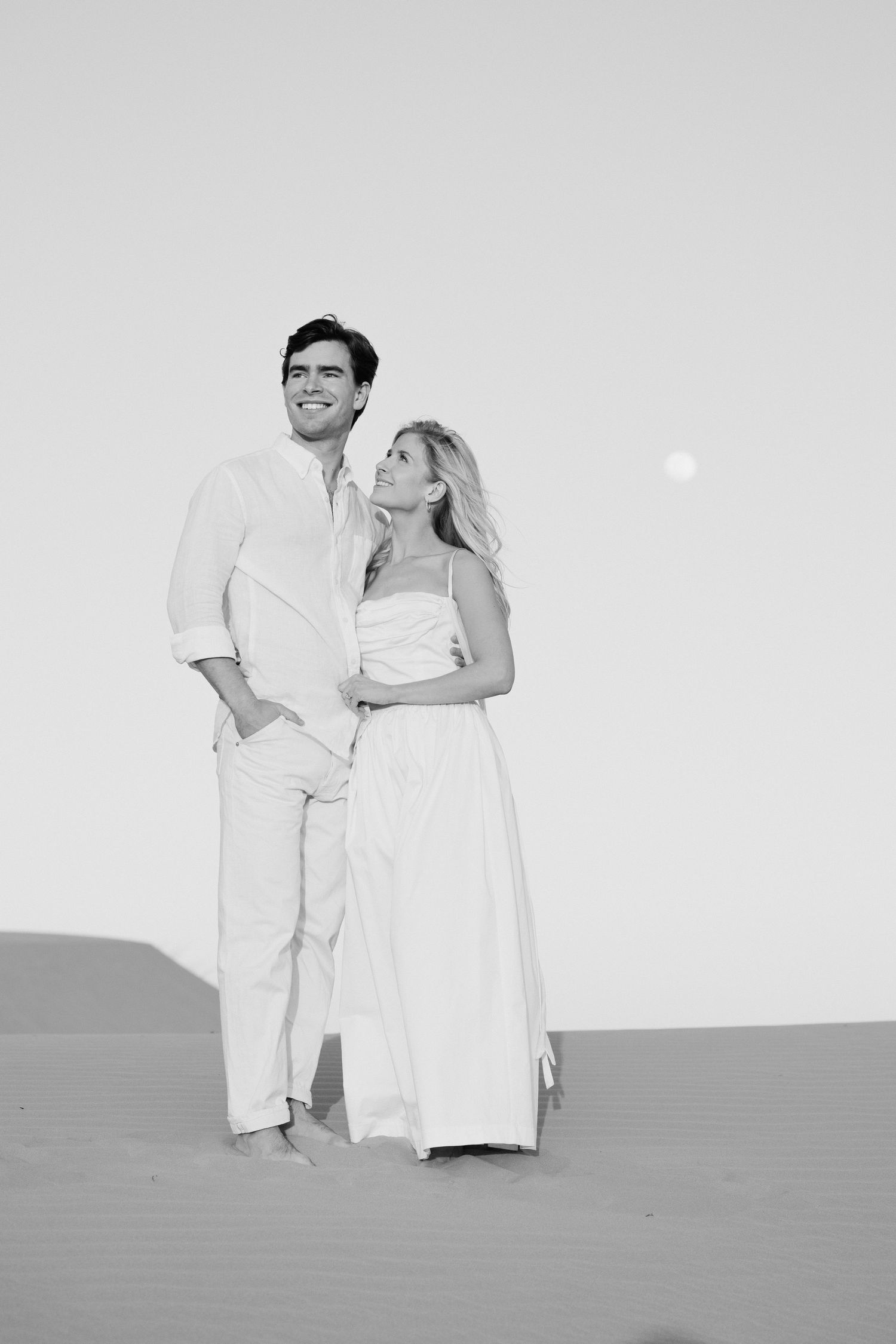 Engagement photoshoot desert Dubai Abu Dhabi Celine Grassy Photography