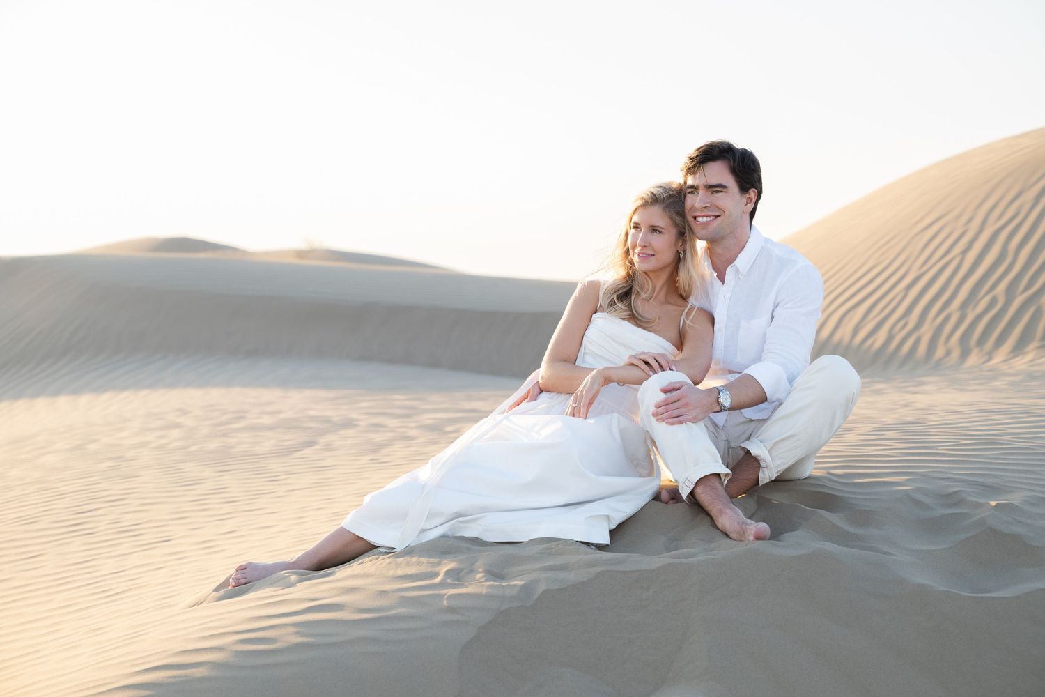 Engagement photoshoot desert Dubai Abu Dhabi Celine Grassy Photography