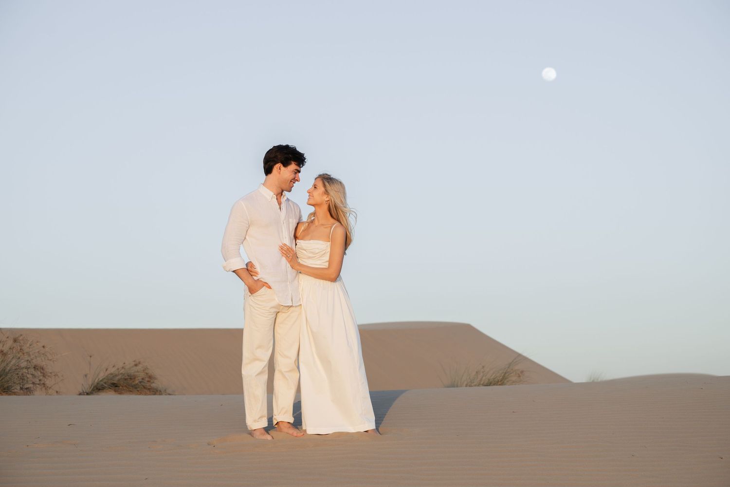 Engagement photoshoot desert Dubai Abu Dhabi Celine Grassy Photography
