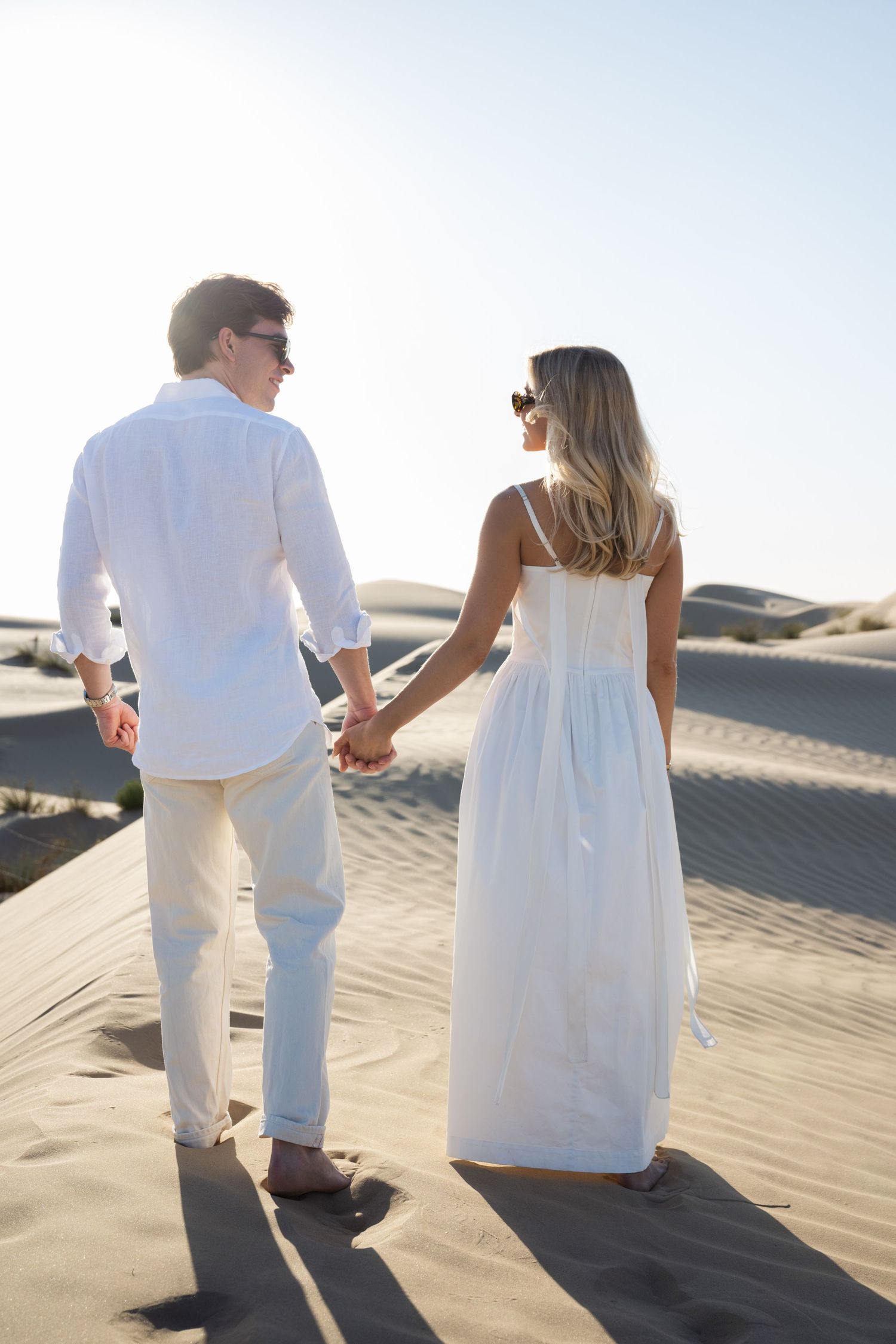 Engagement photoshoot desert Dubai Abu Dhabi Celine Grassy Photography