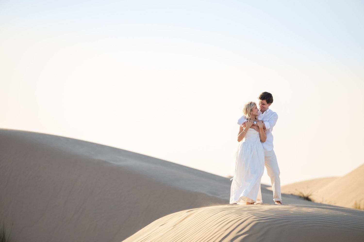 Engagement photoshoot desert Dubai Abu Dhabi Celine Grassy Photography