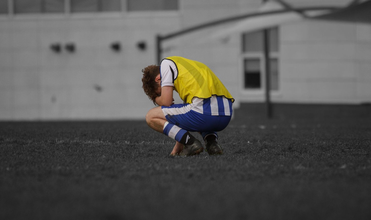 Emotion after a last minute equalizer from the opposition