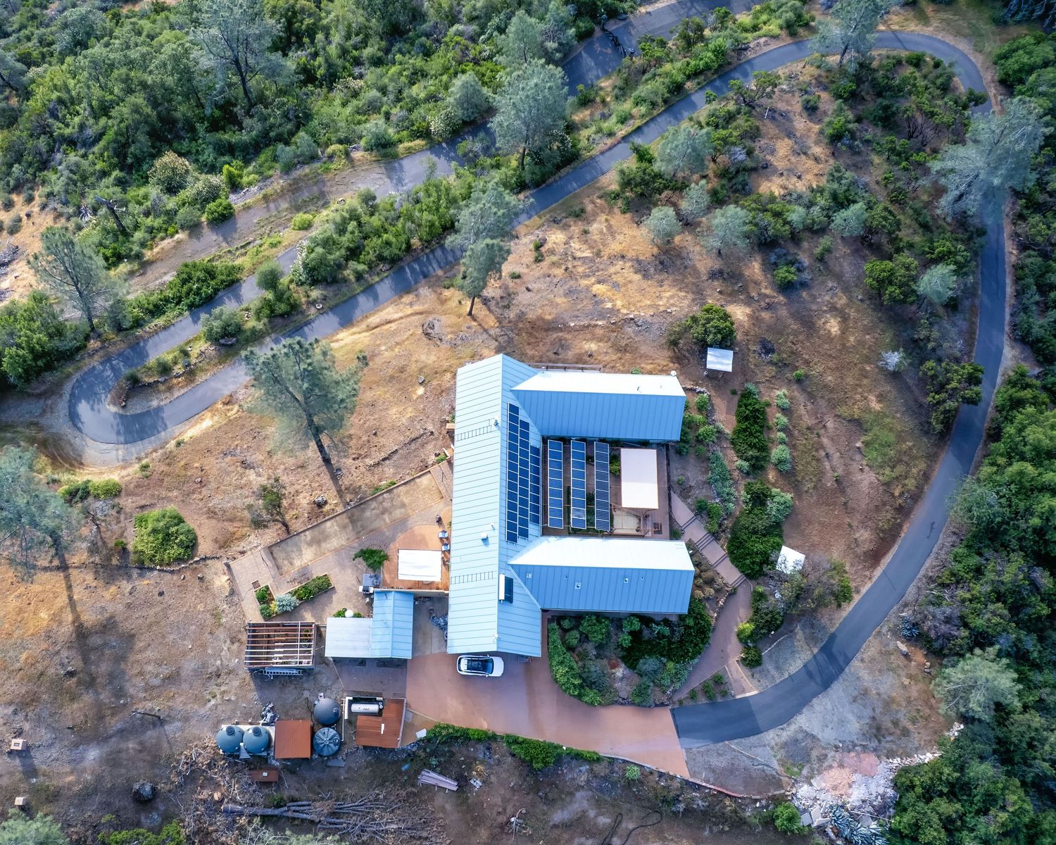 Drone High-res image Real Estate development.