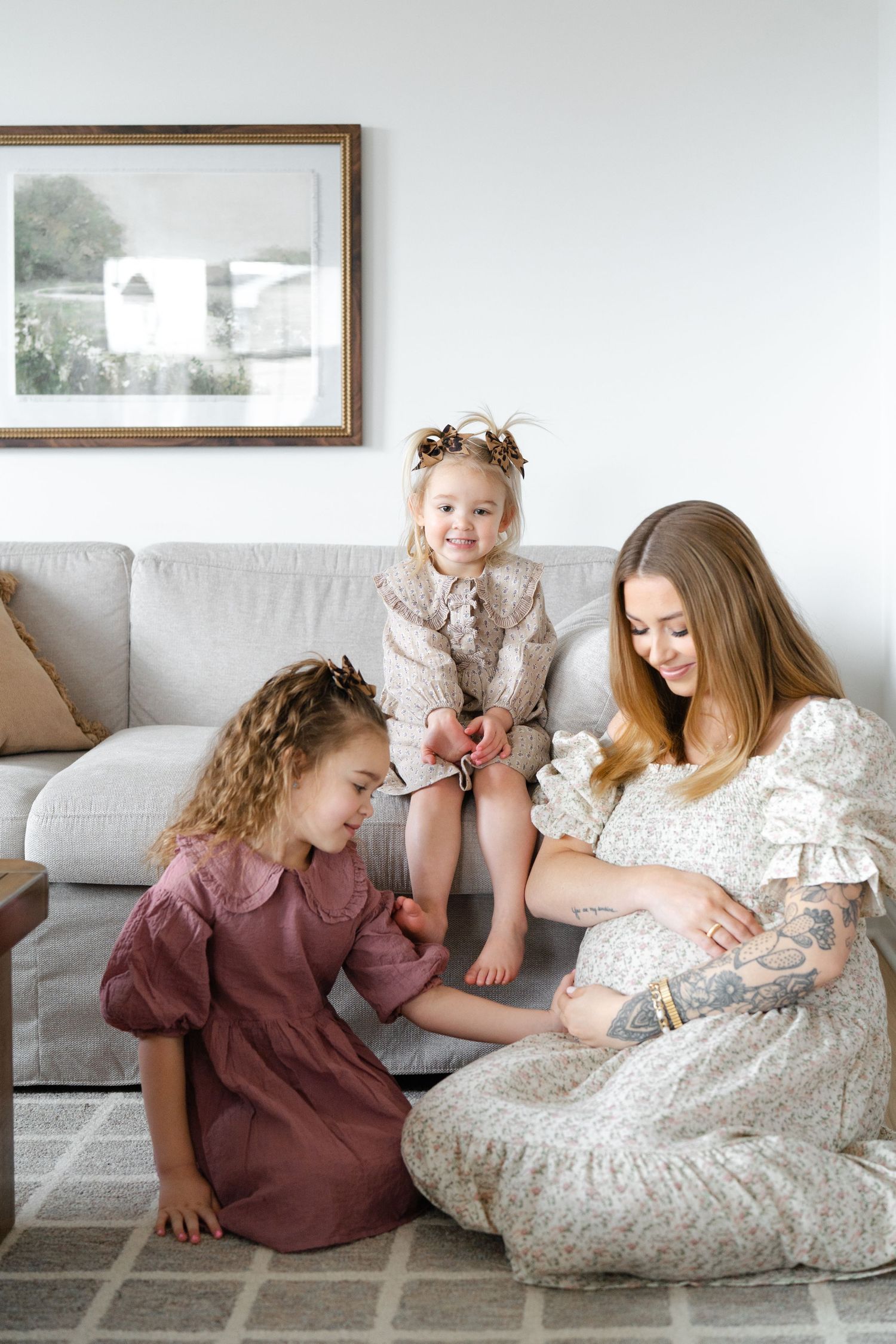 In-Home Maternity Session in Valparaiso, Indiana near Chicago