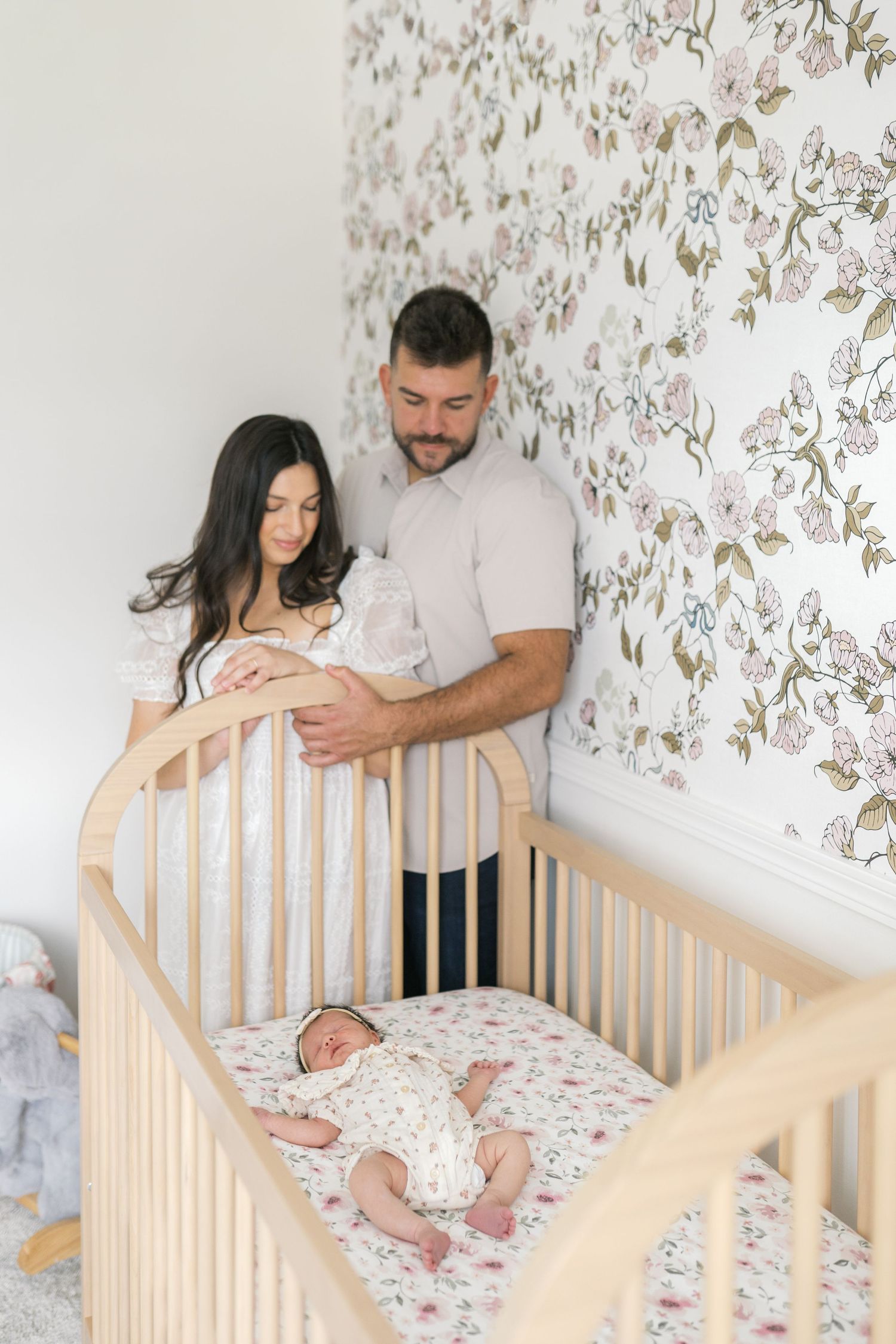In-home newborn session in Valparaiso, Indiana designed for relaxed new parents
