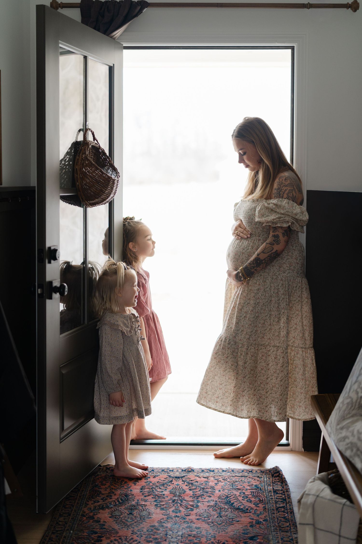 In-Home Maternity Session in Valparaiso, Indiana near Chicago