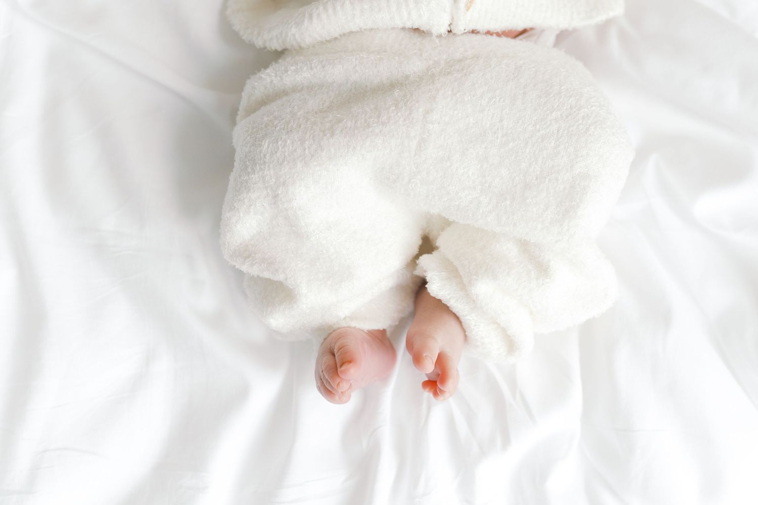 Tiny newborn details captured in a timeless studio newborn session in Valparaiso, Indiana.