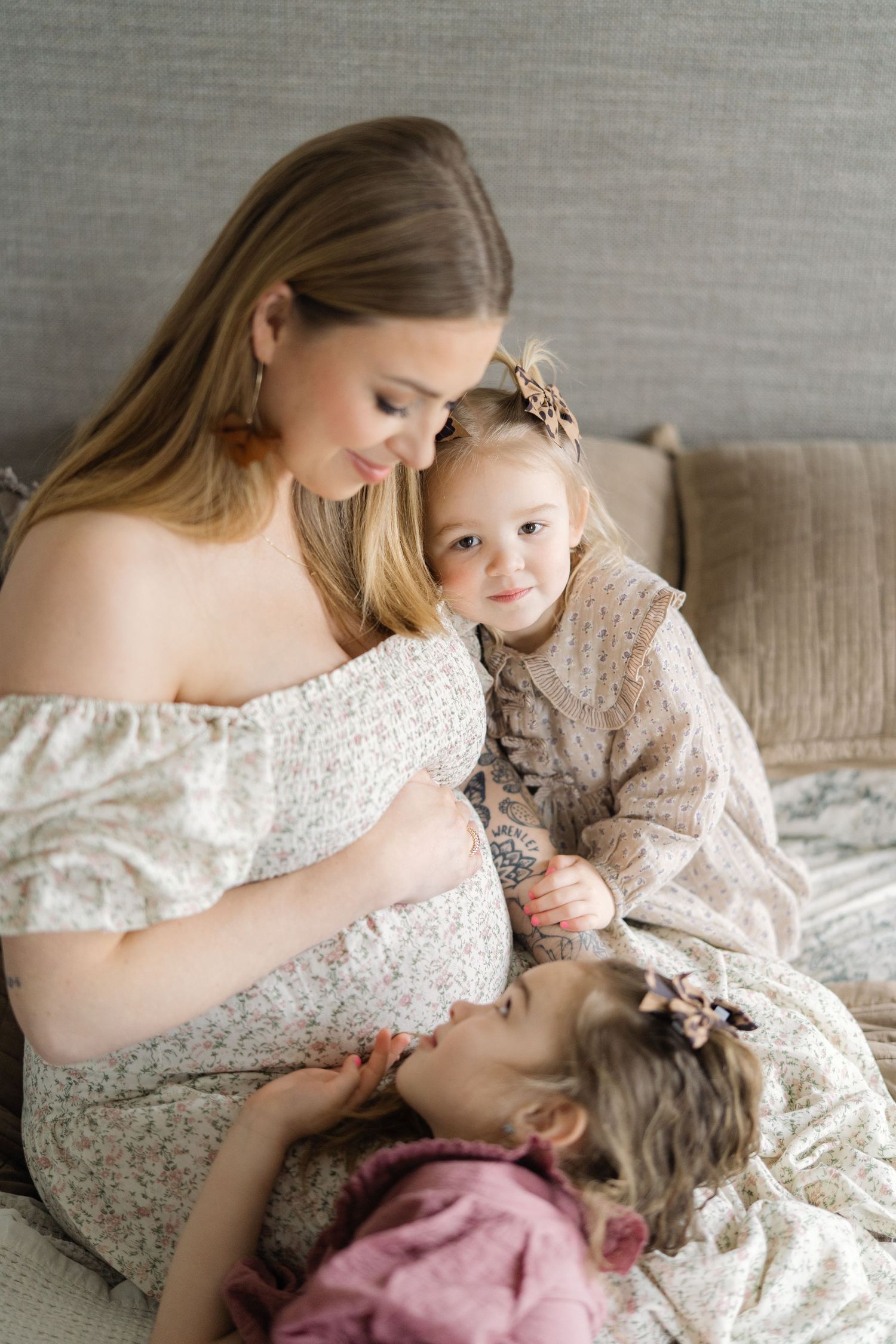In-Home Maternity Session in Valparaiso, Indiana near Chicago