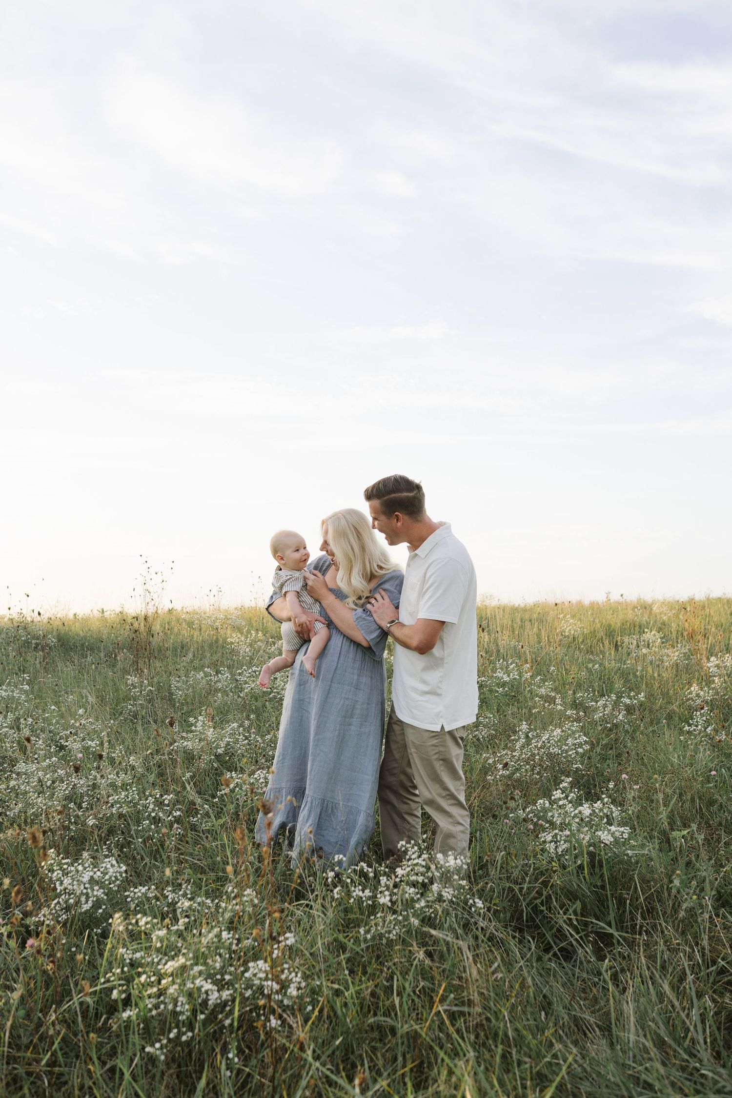 Six Month Baby Milestone Session in Crown, Indiana, near Chicago