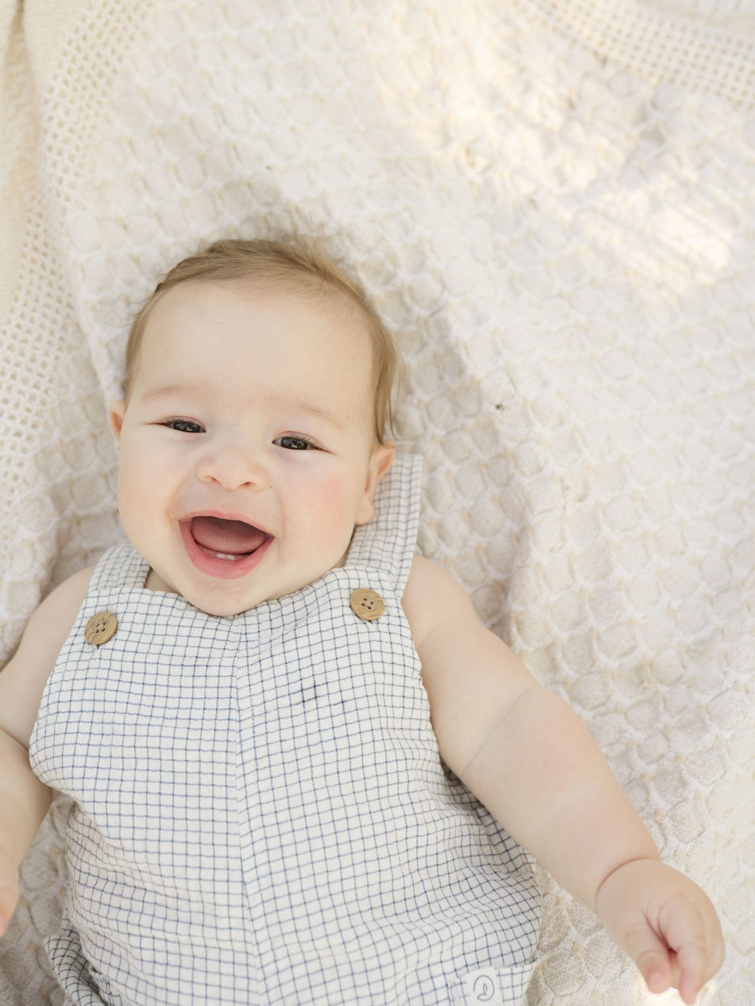 Six Month Baby Milestone Session in Portage, Indiana, at the Indiana Dunes near Chicago