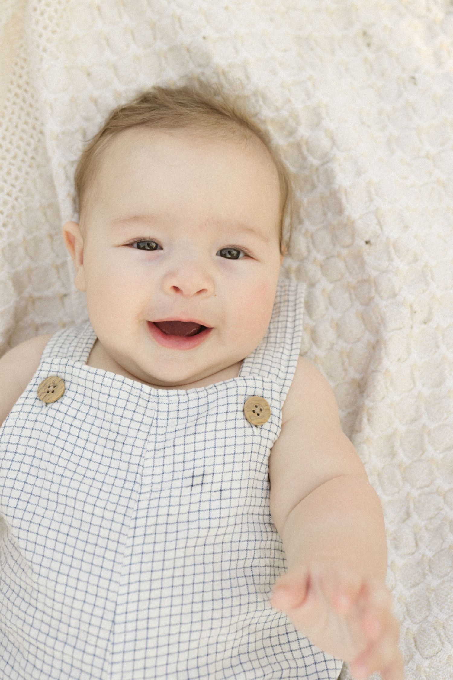 Six Month Baby Milestone Session in Portage, Indiana, at the Indiana Dunes near Chicago