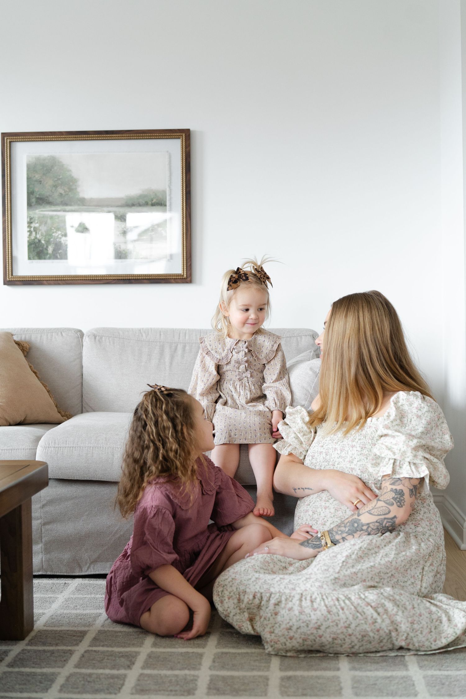 In-Home Maternity Session in Valparaiso, Indiana near Chicago