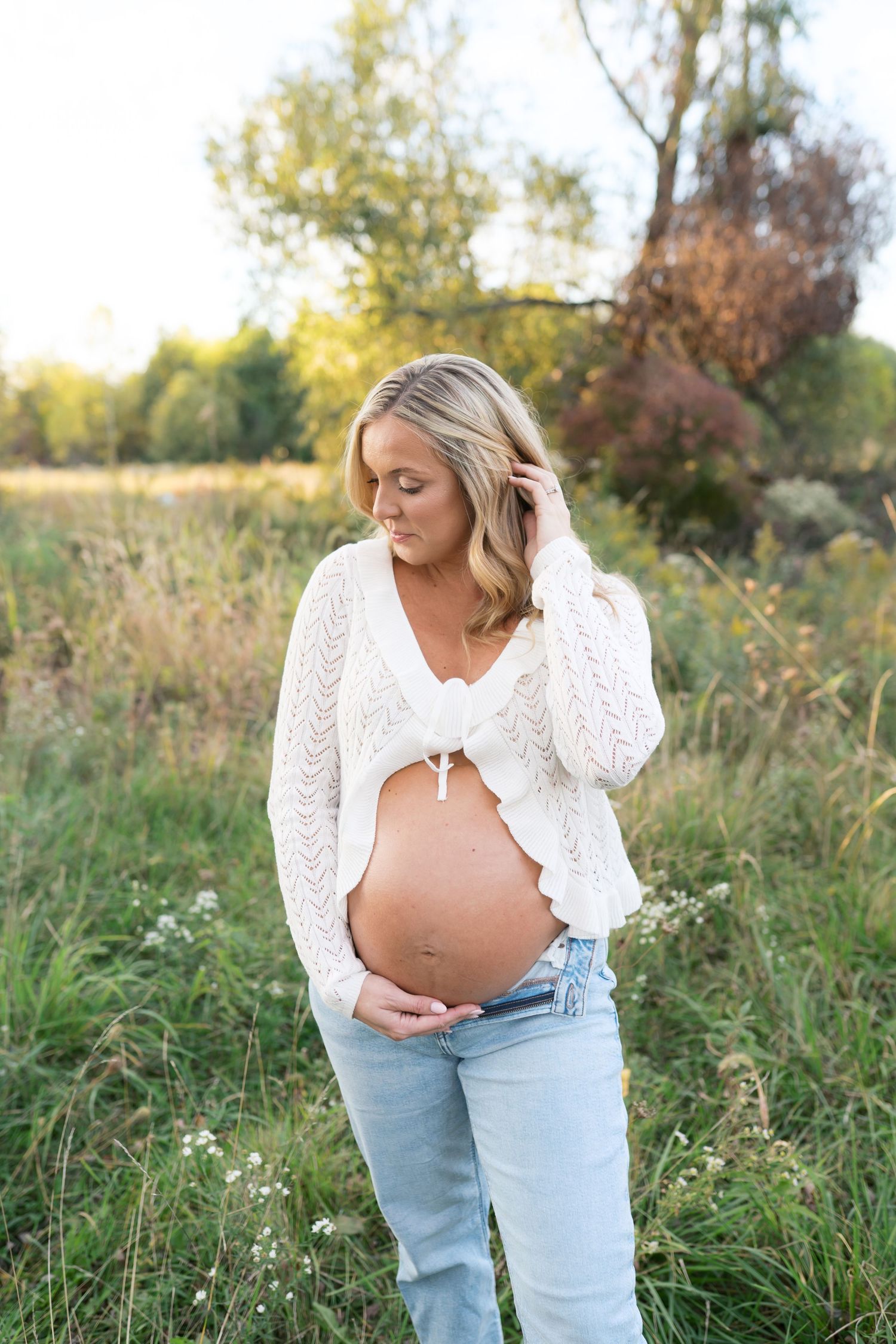 Crown Point Indiana Outdoor Maternity Photos