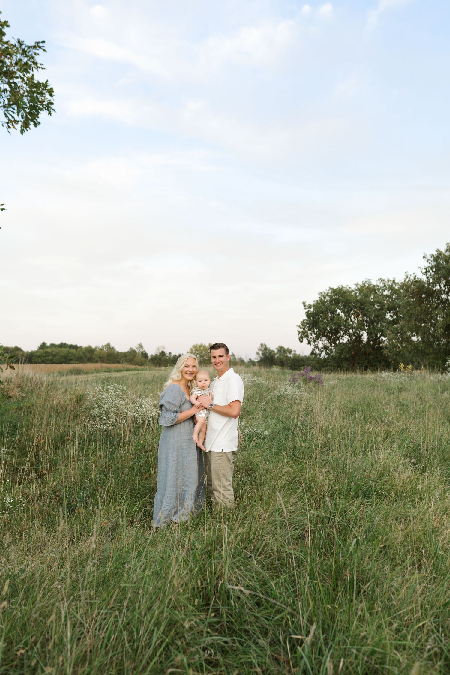Six Month Baby Milestone Session in Crown, Indiana, near Chicago