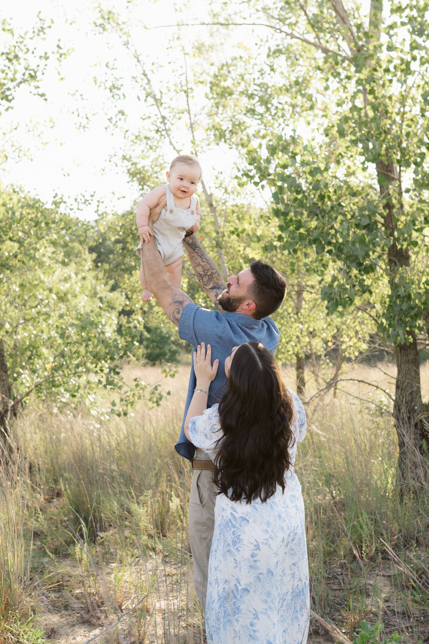 Six Month Baby Milestone Session in Portage, Indiana, at the Indiana Dunes near Chicago