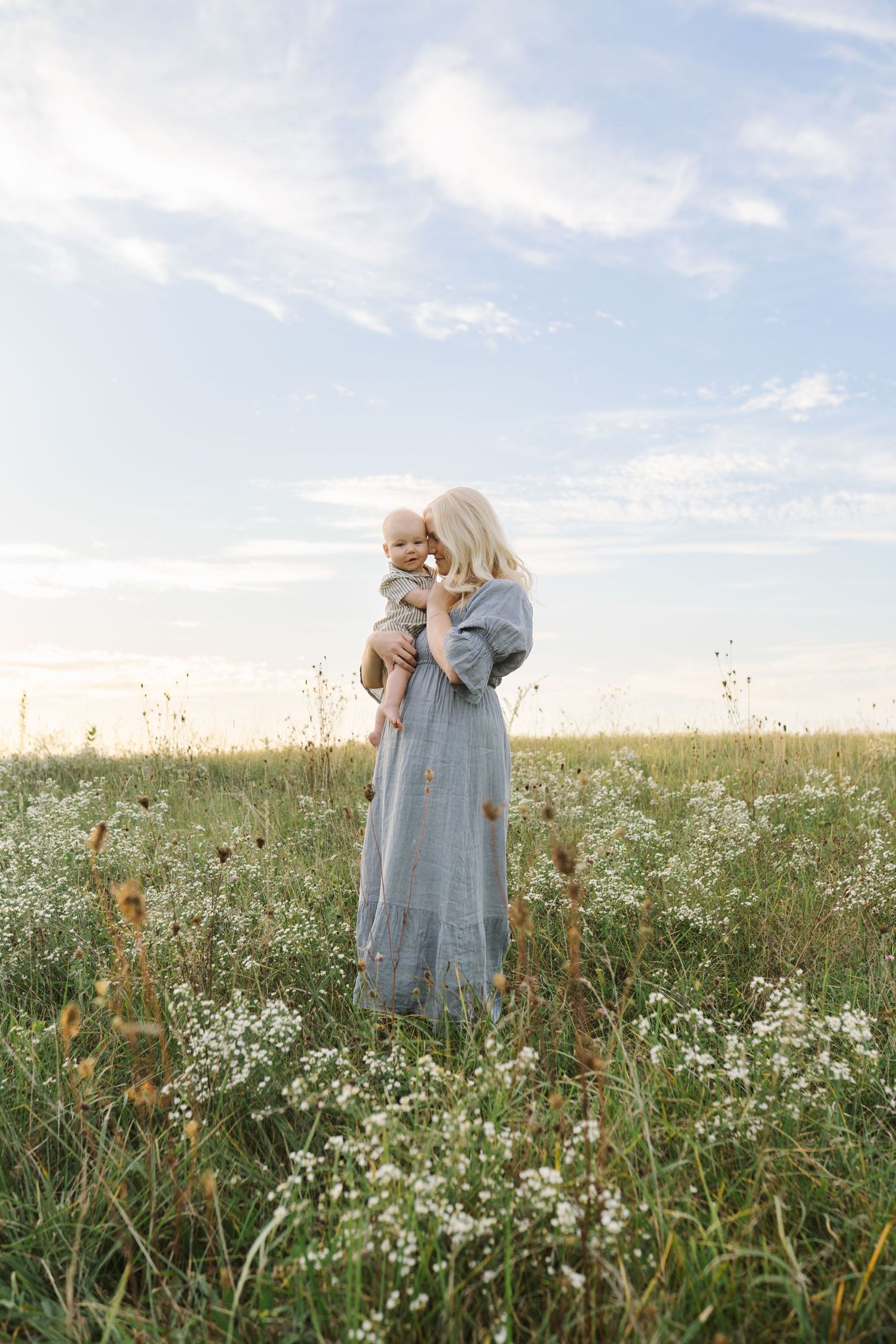 Six Month Baby Milestone Session in Crown, Indiana, near Chicago