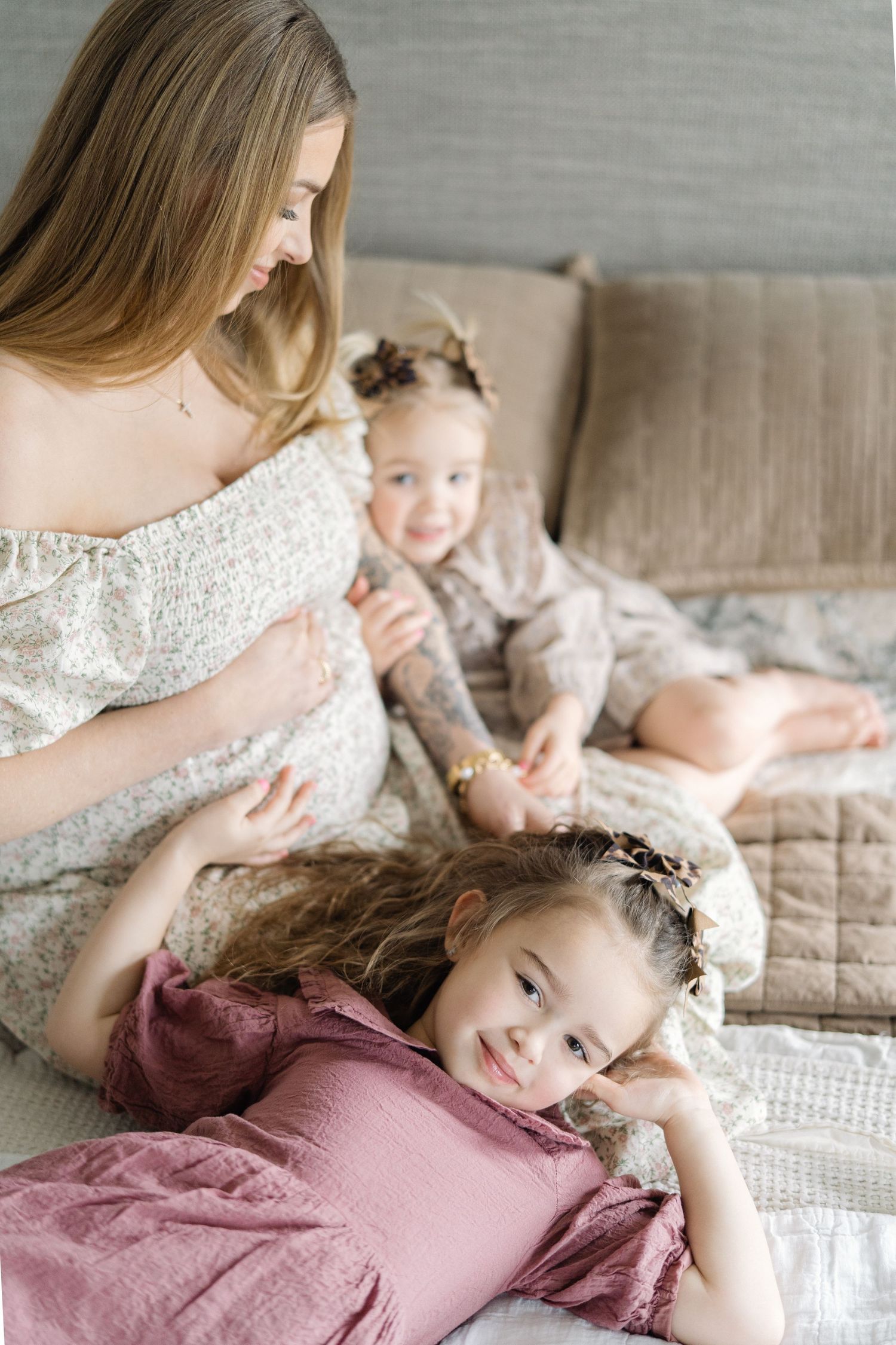 In-Home Maternity Session in Valparaiso, Indiana near Chicago