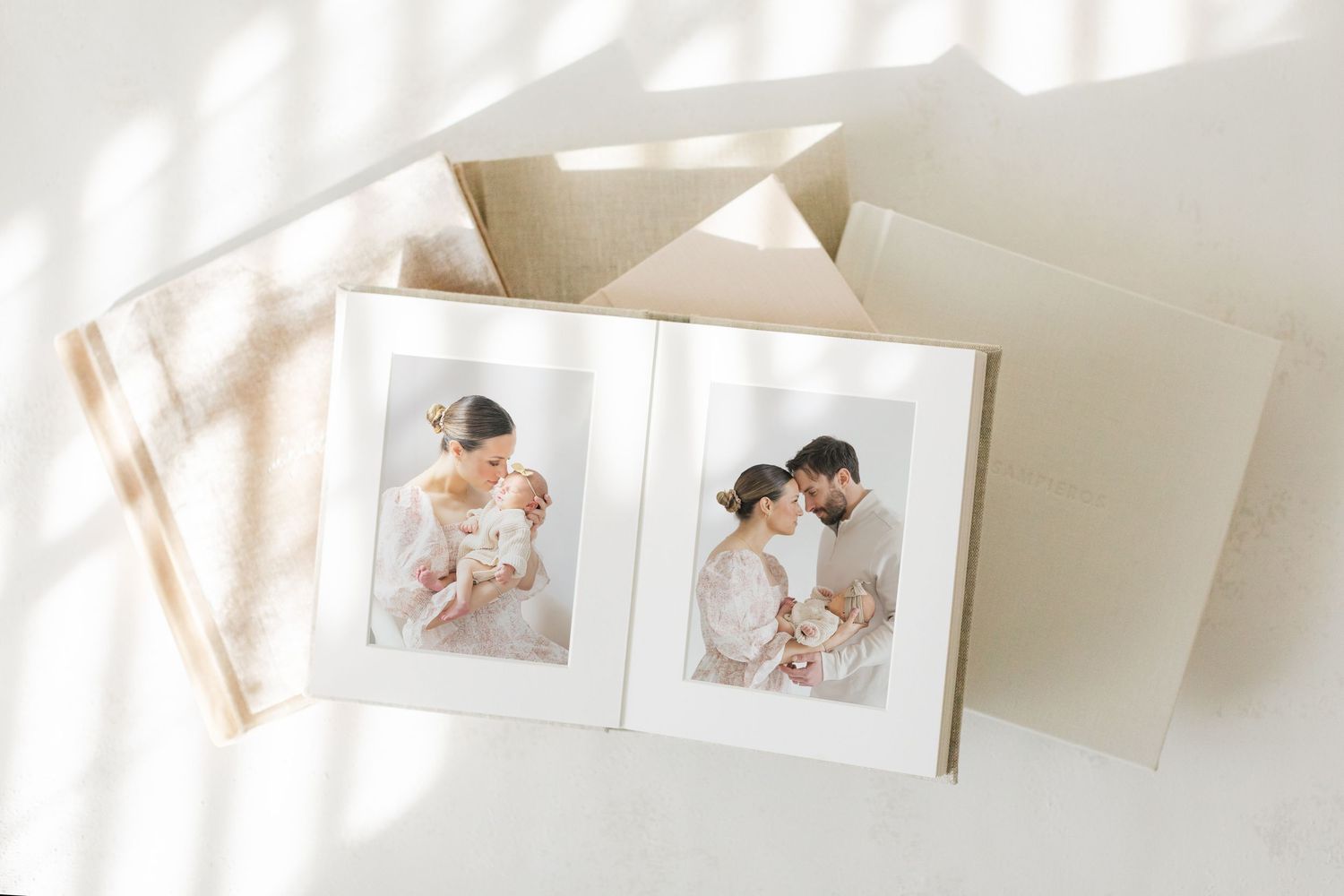 Heirloom Album From A Valparaiso Indiana Newborn And Family Photographer